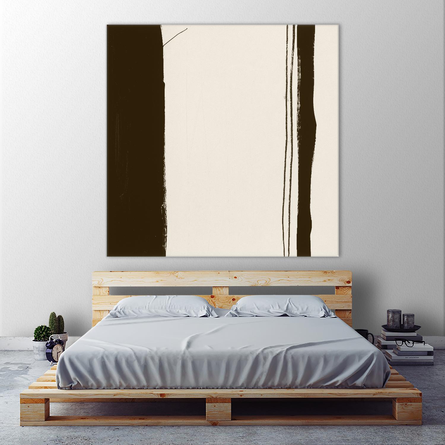 Sepia G by Franka Palek on GIANT ART - beige abstract