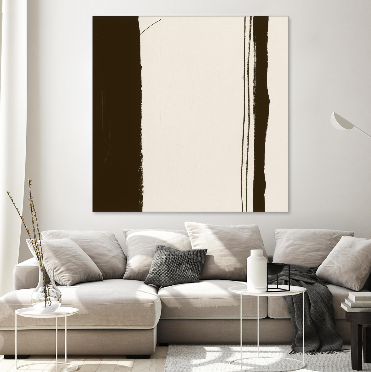 Sepia G by Franka Palek on GIANT ART - beige abstract