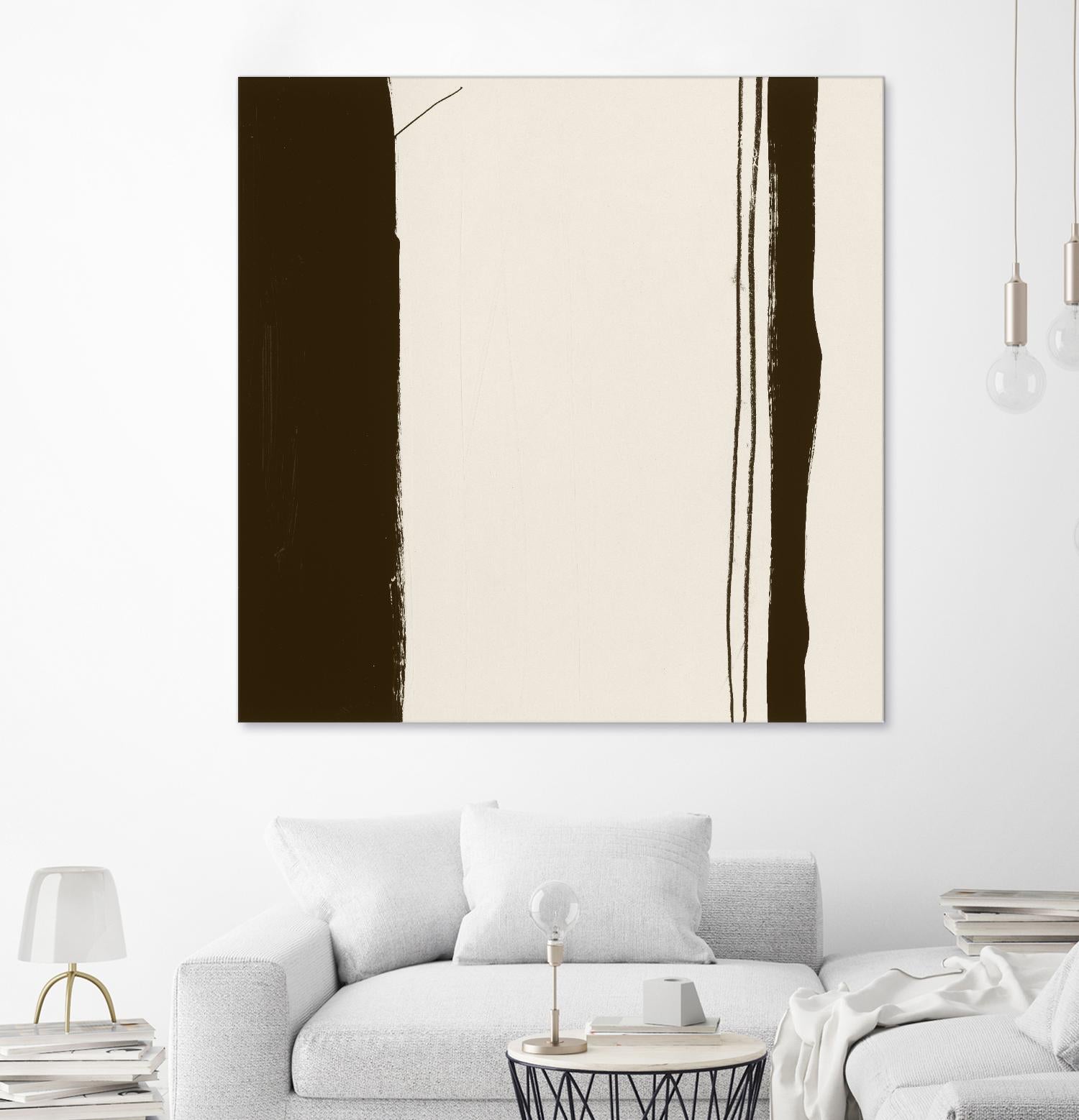 Sepia G by Franka Palek on GIANT ART - beige abstract