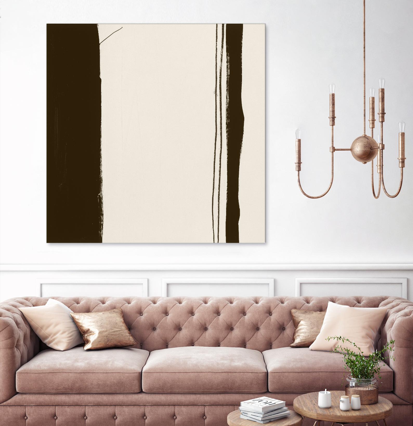 Sepia G by Franka Palek on GIANT ART - beige abstract
