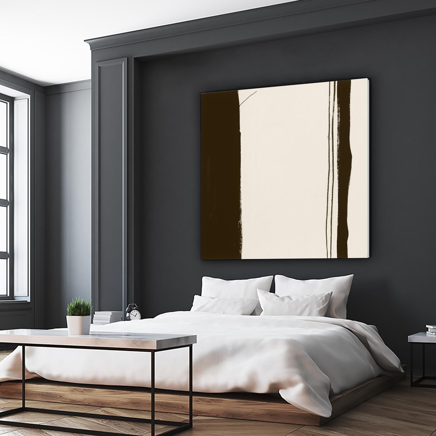 Sepia G by Franka Palek on GIANT ART - beige abstract