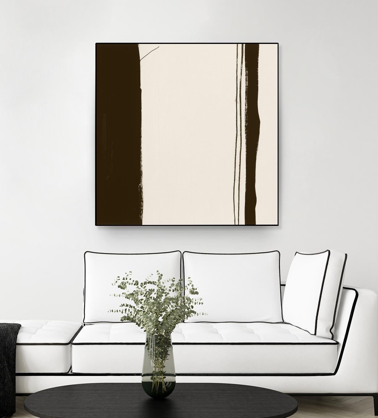 Sepia G by Franka Palek on GIANT ART - beige abstract