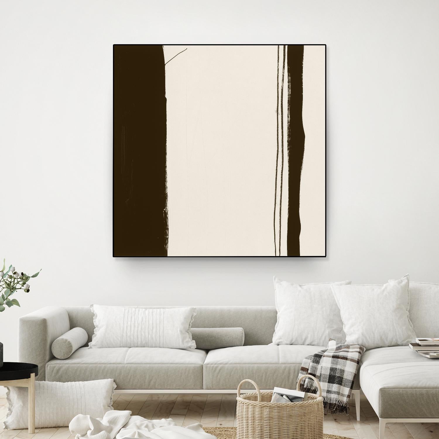 Sepia G by Franka Palek on GIANT ART - beige abstract