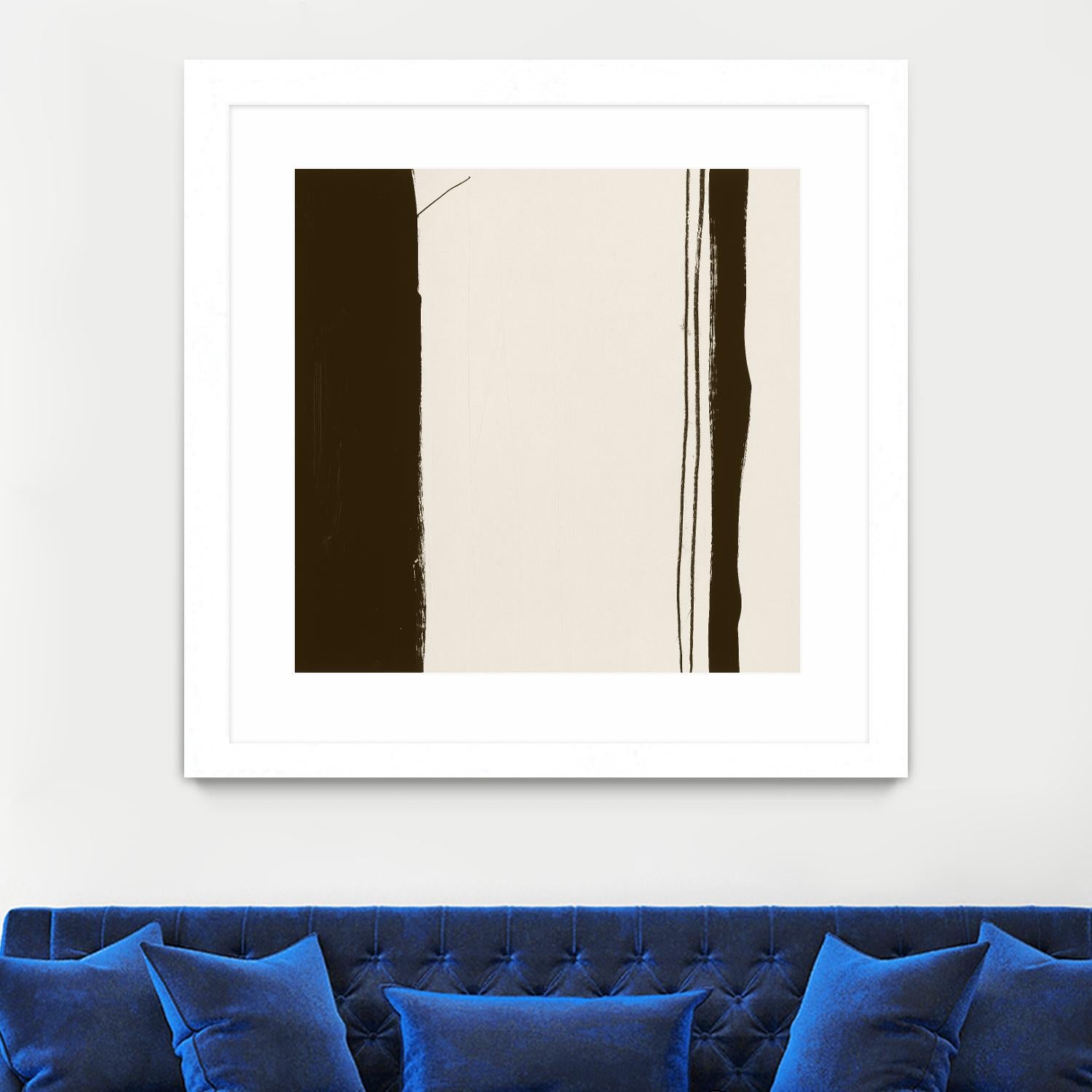 Sepia G by Franka Palek on GIANT ART - beige abstract
