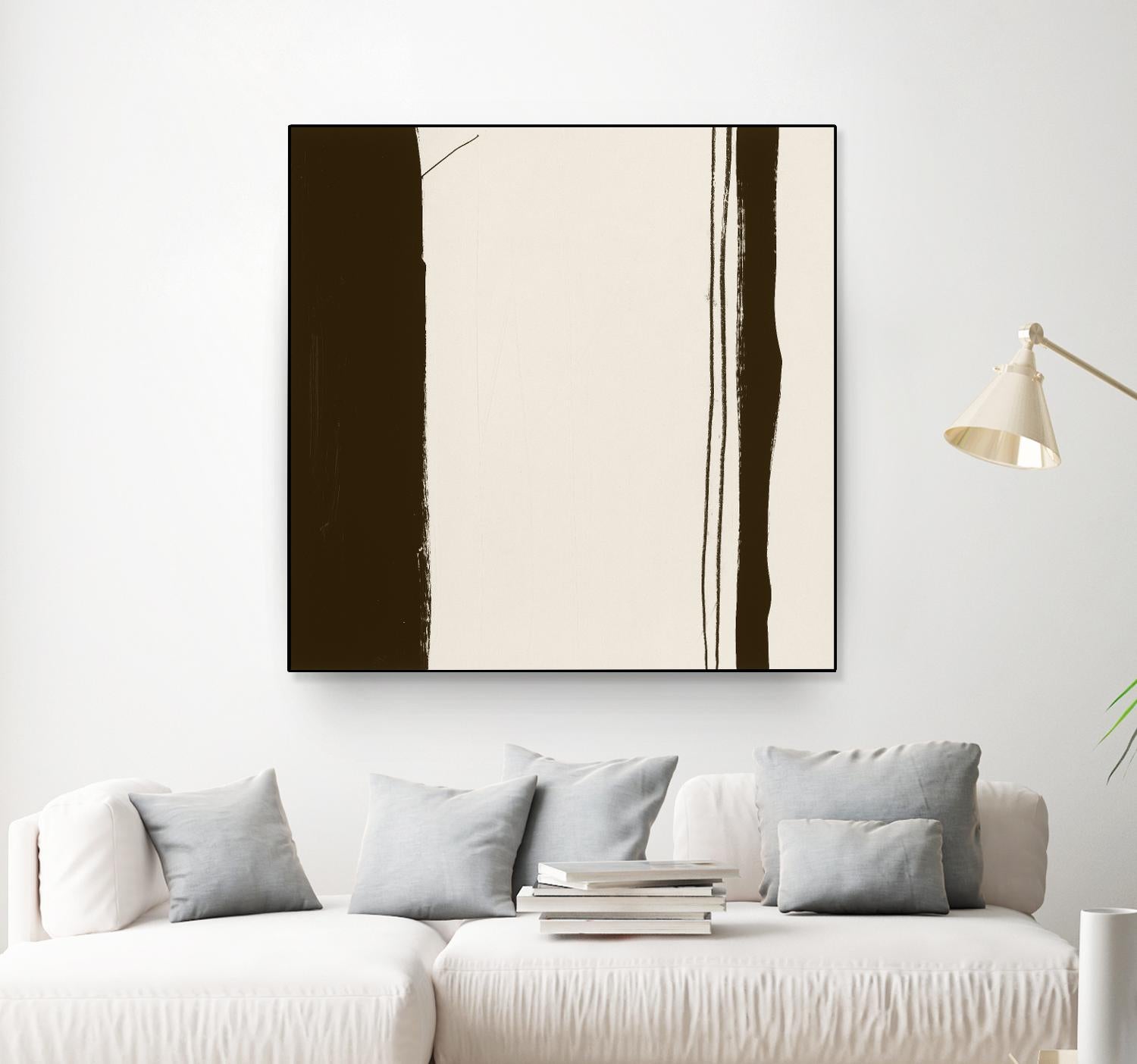 Sepia G by Franka Palek on GIANT ART - beige abstract