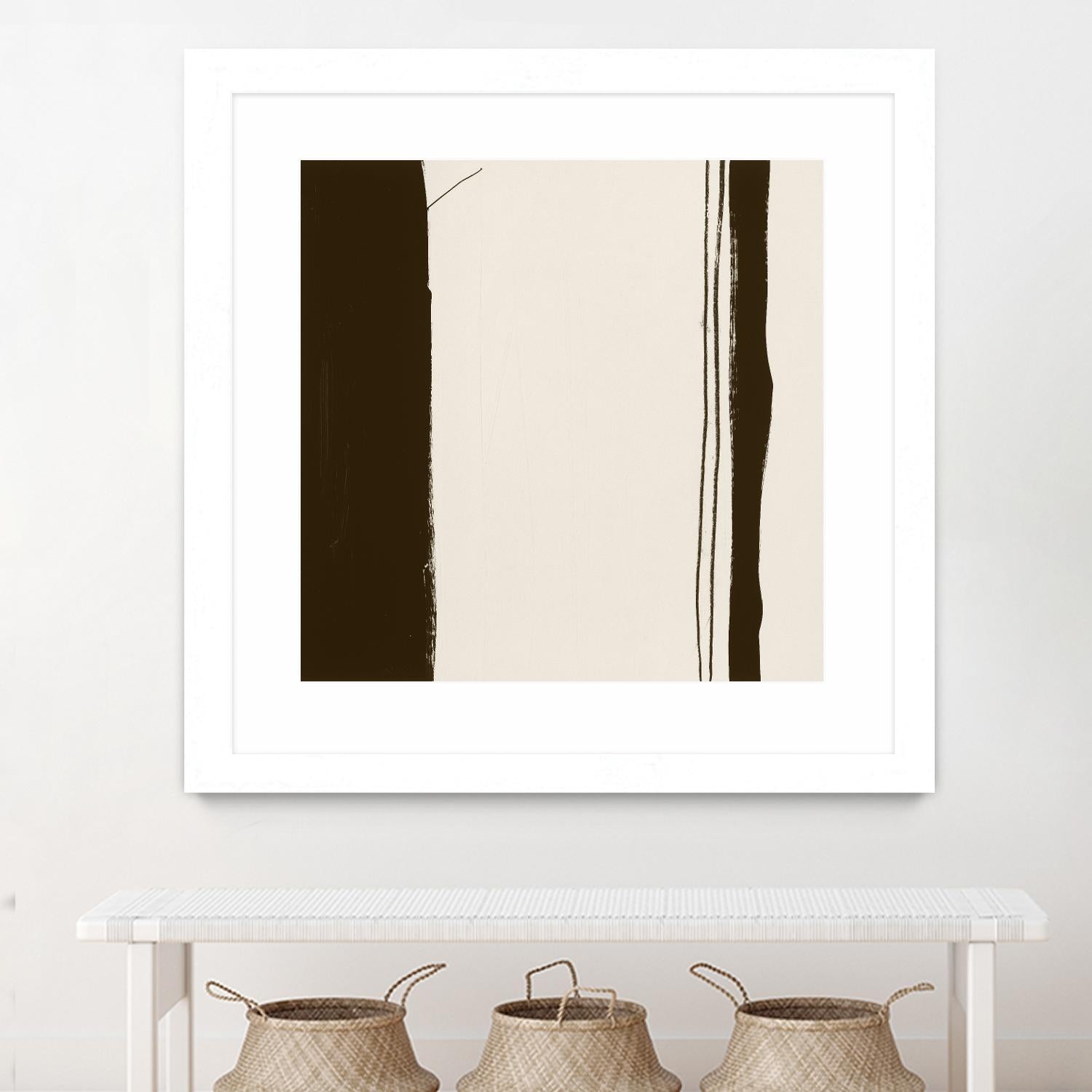 Sepia G by Franka Palek on GIANT ART - beige abstract