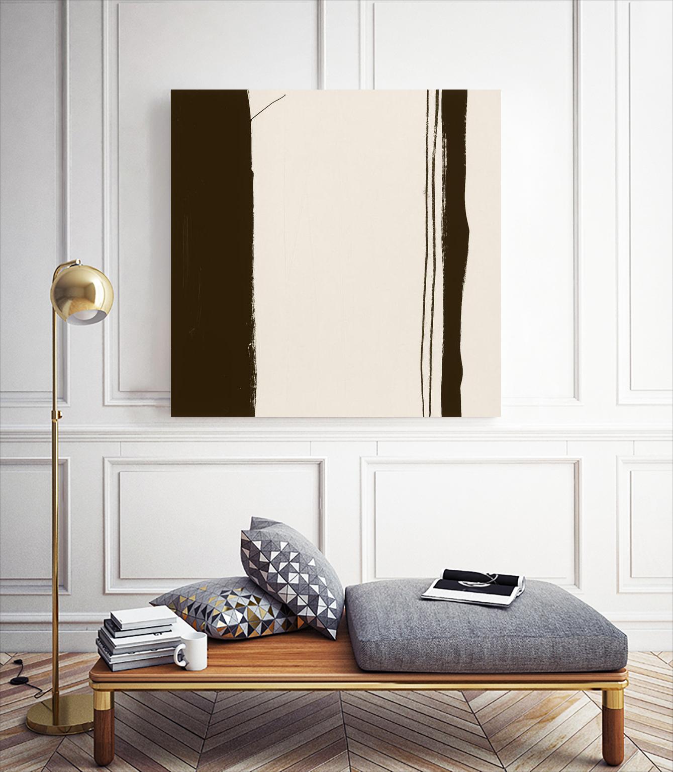 Sepia G by Franka Palek on GIANT ART - beige abstract