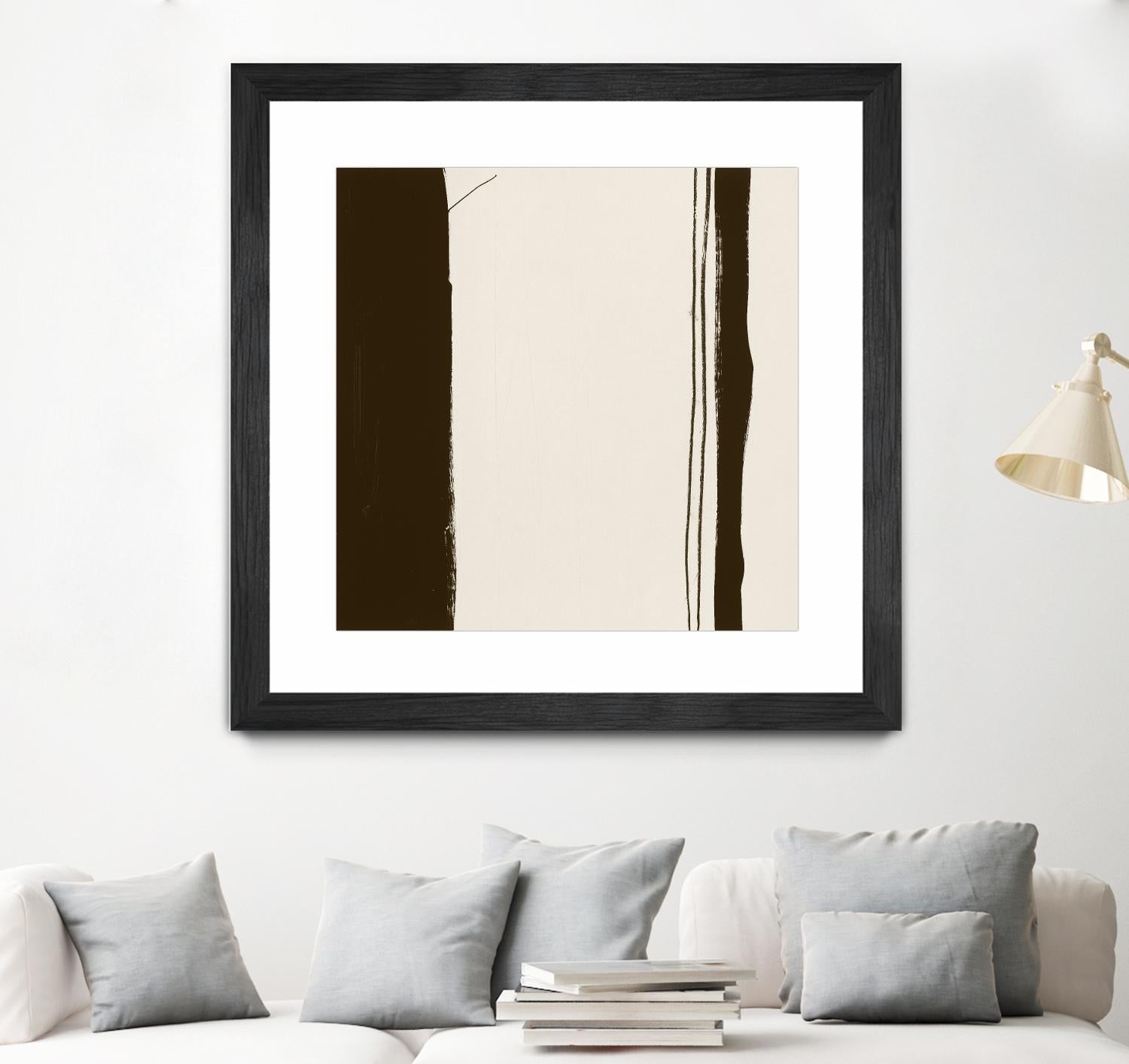 Sepia G by Franka Palek on GIANT ART - beige abstract