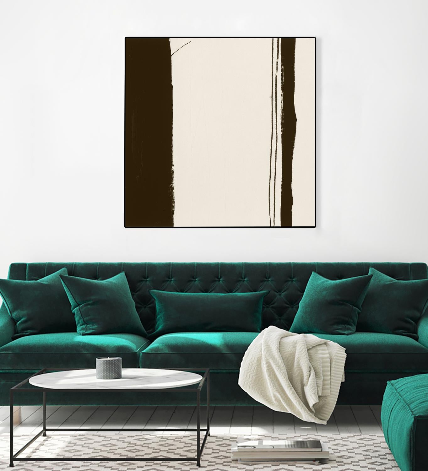Sepia G by Franka Palek on GIANT ART - beige abstract