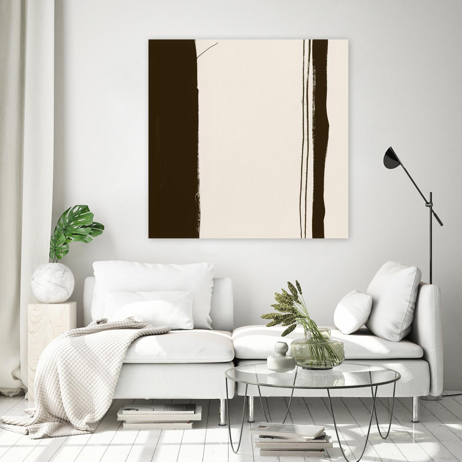 Sepia G by Franka Palek on GIANT ART - beige abstract