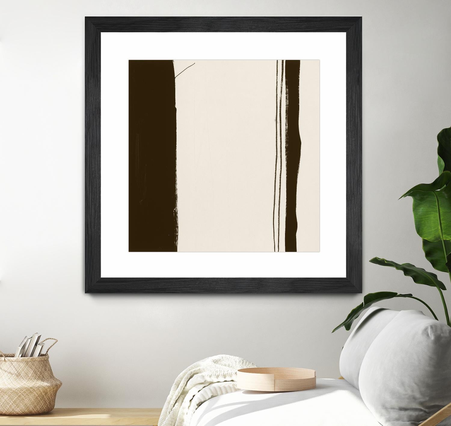 Sepia G by Franka Palek on GIANT ART - beige abstract