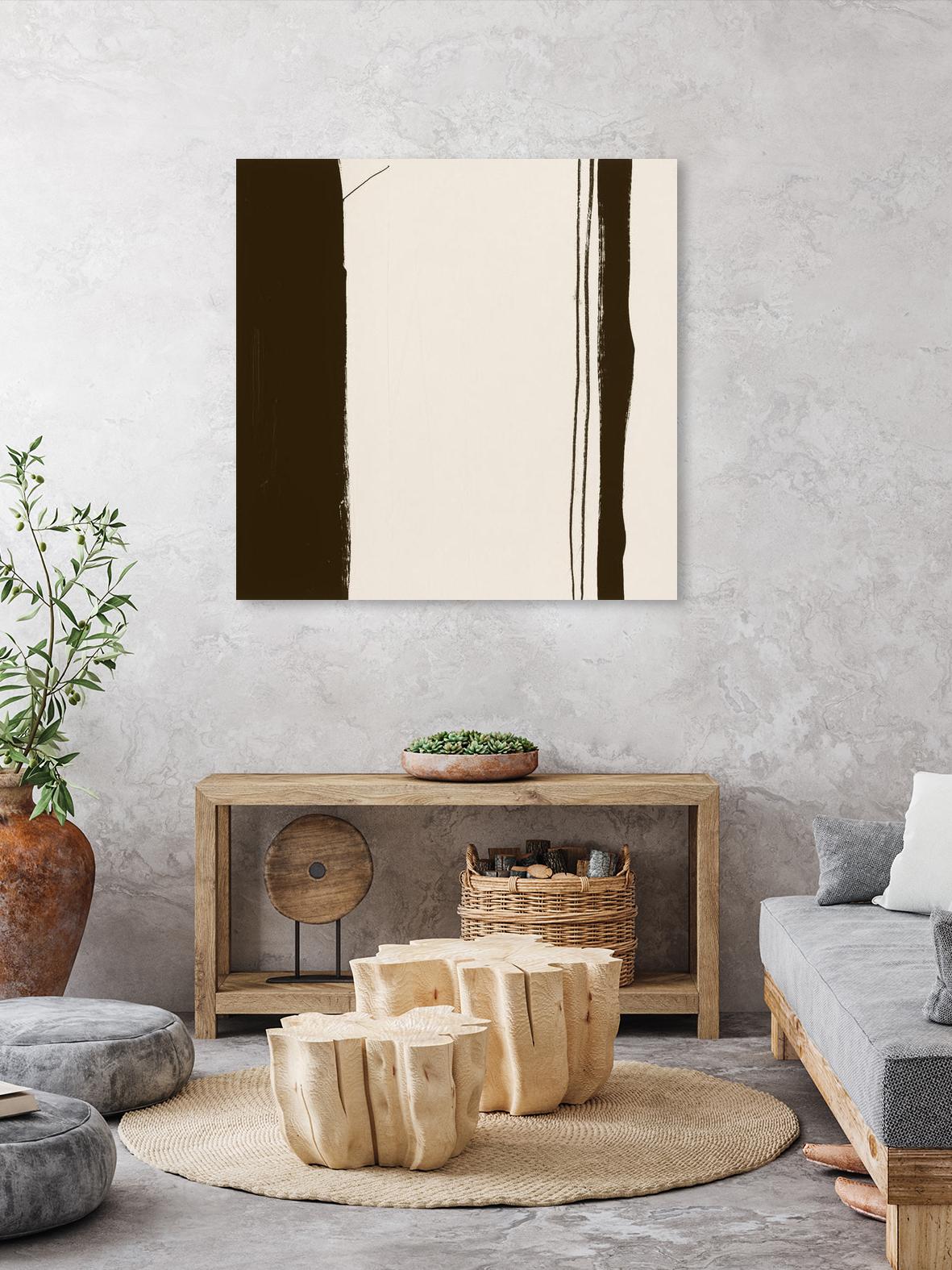 Sepia G by Franka Palek on GIANT ART - beige abstract