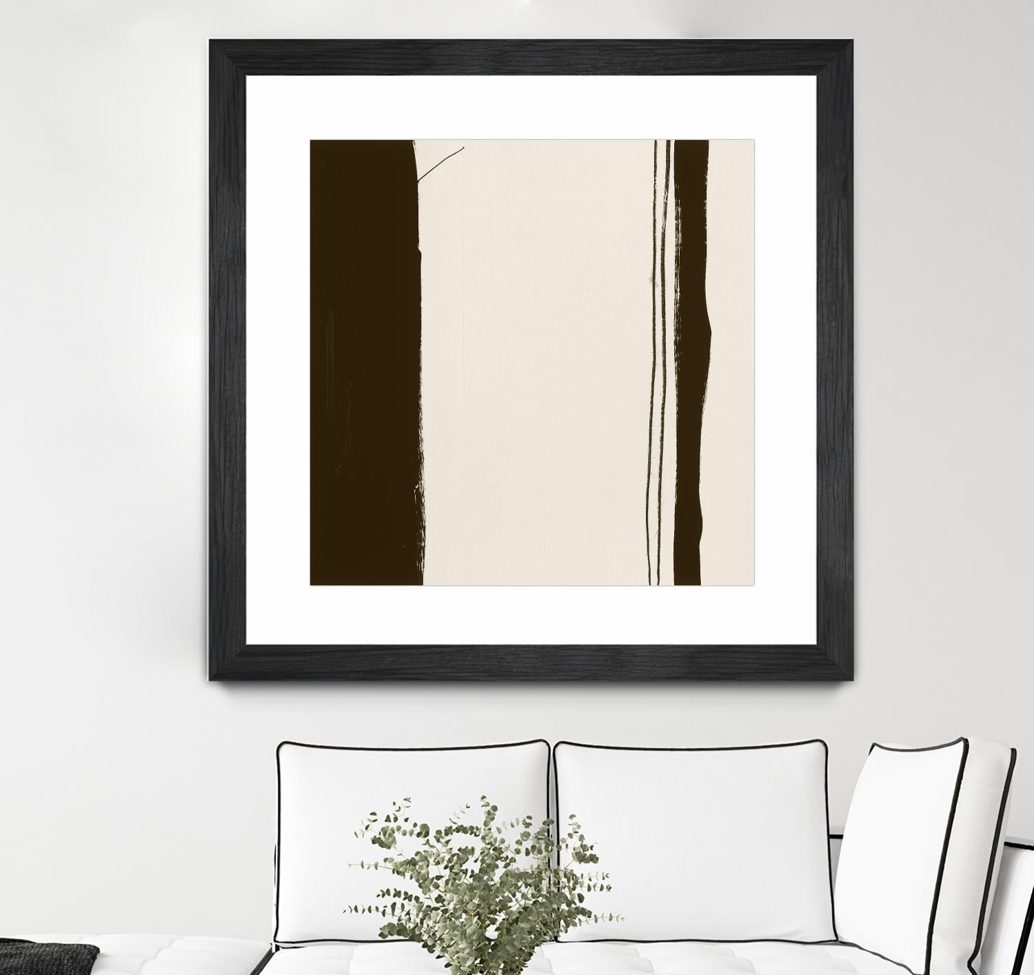 Sepia G by Franka Palek on GIANT ART - beige abstract