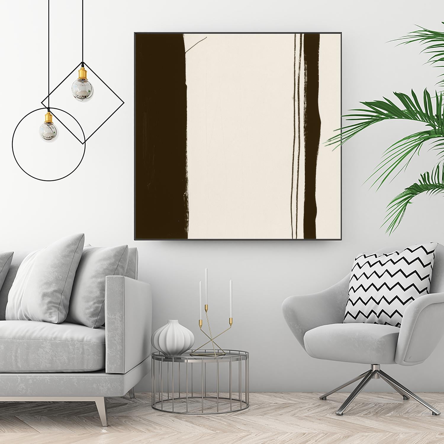 Sepia G by Franka Palek on GIANT ART - beige abstract