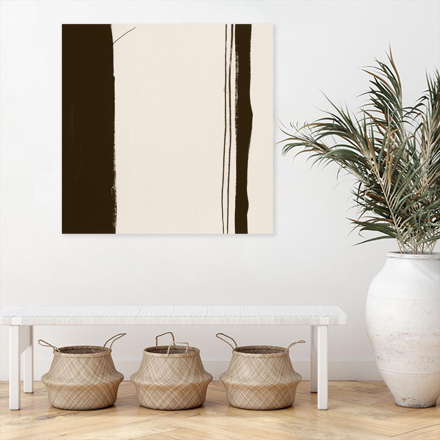 Sepia G by Franka Palek on GIANT ART - beige abstract