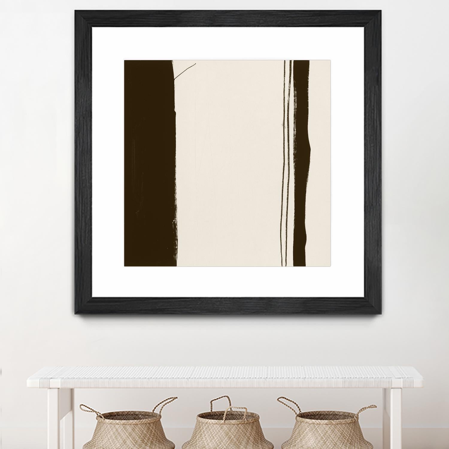 Sepia G by Franka Palek on GIANT ART - beige abstract