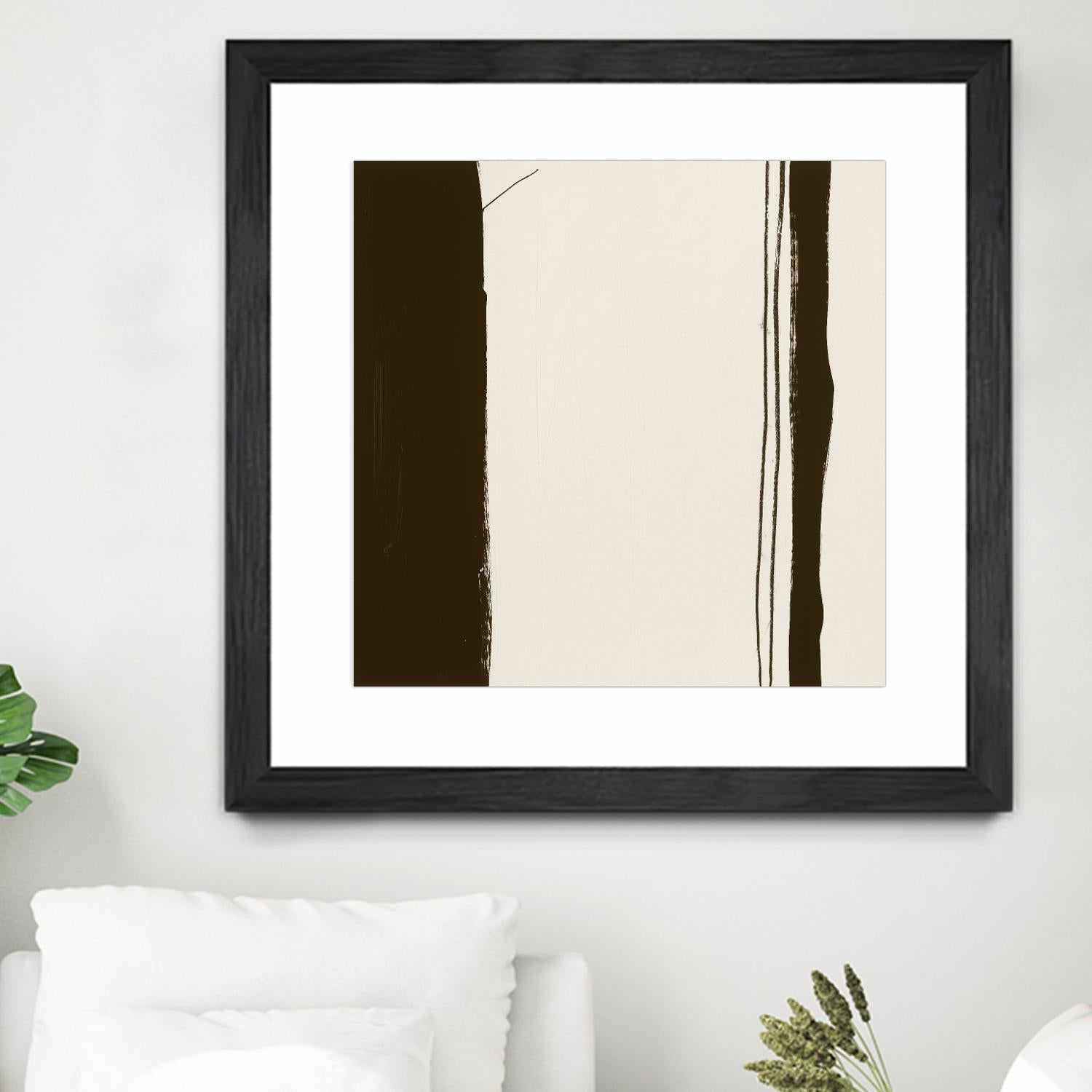 Sepia G by Franka Palek on GIANT ART - beige abstract
