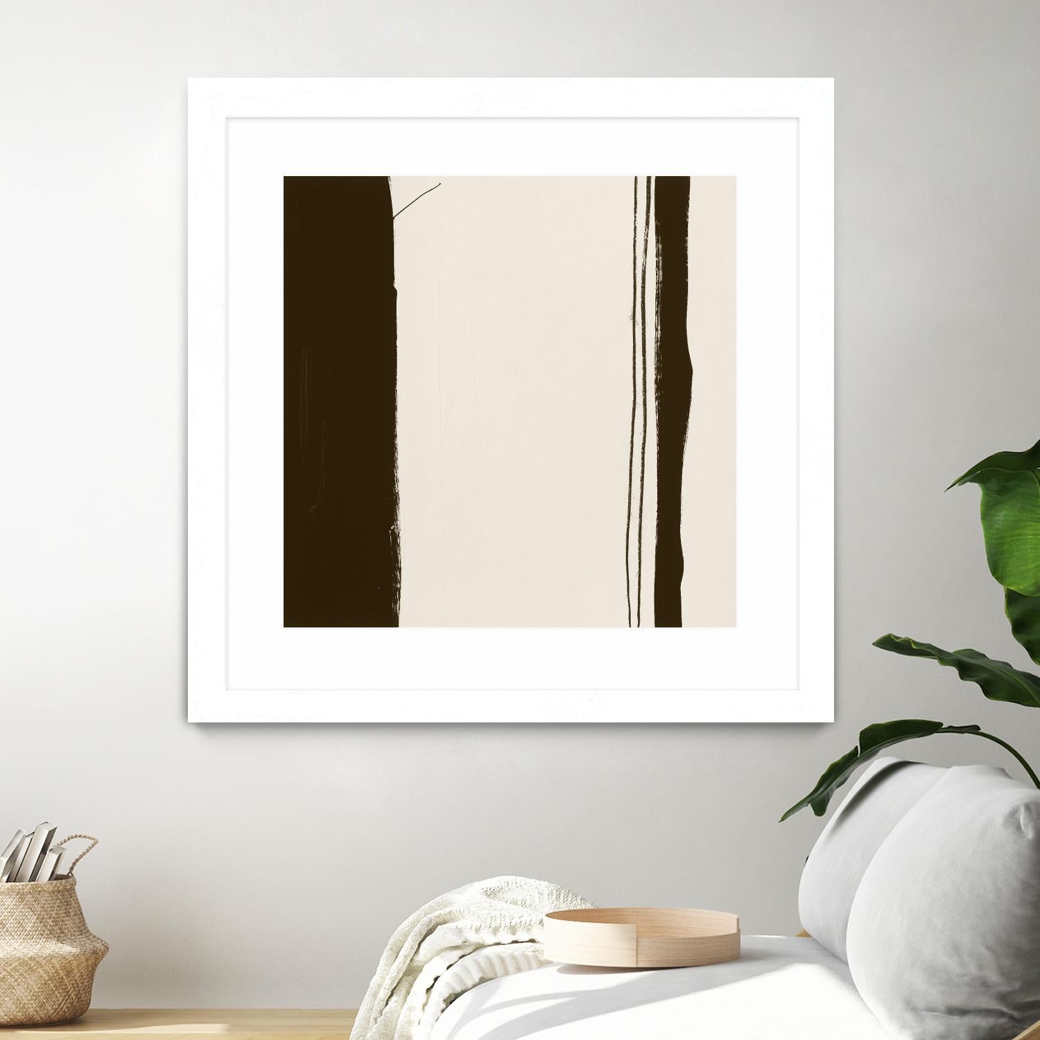Sepia G by Franka Palek on GIANT ART - beige abstract