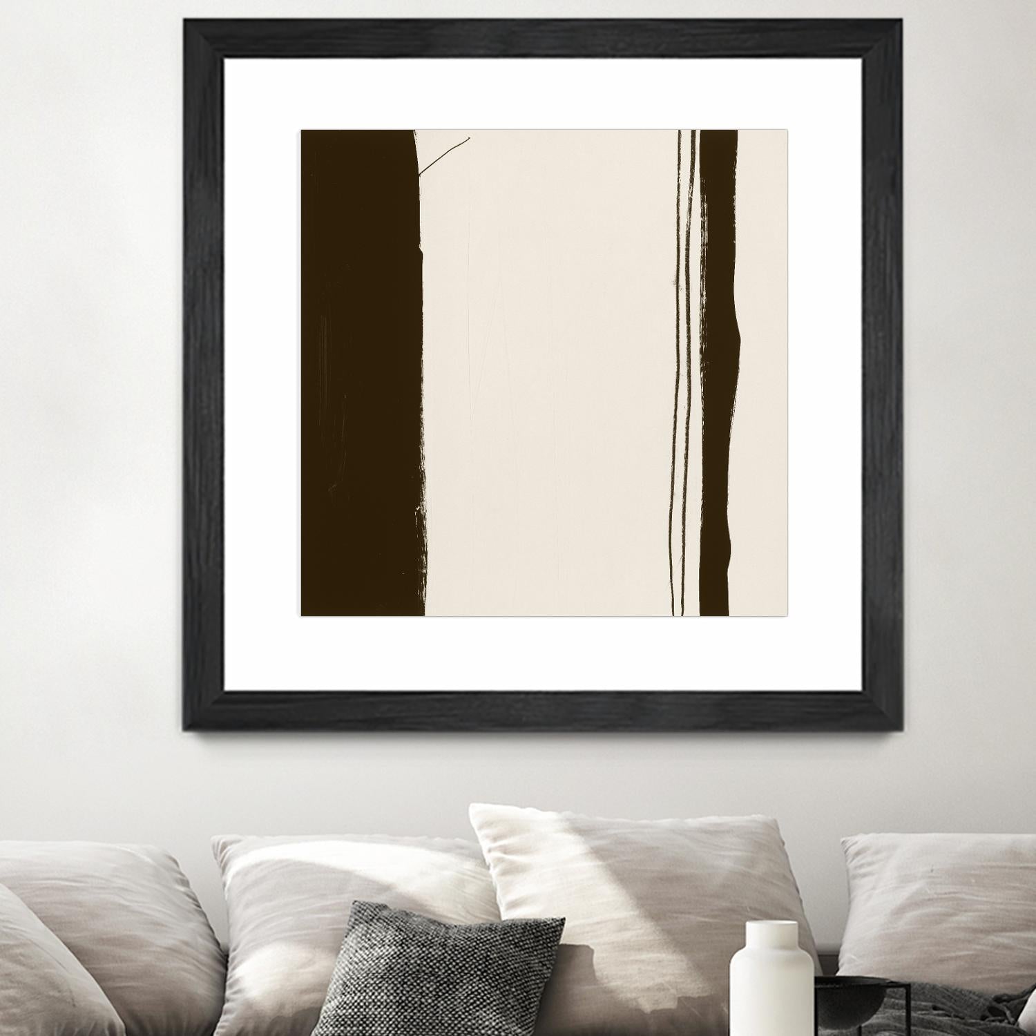 Sepia G by Franka Palek on GIANT ART - beige abstract