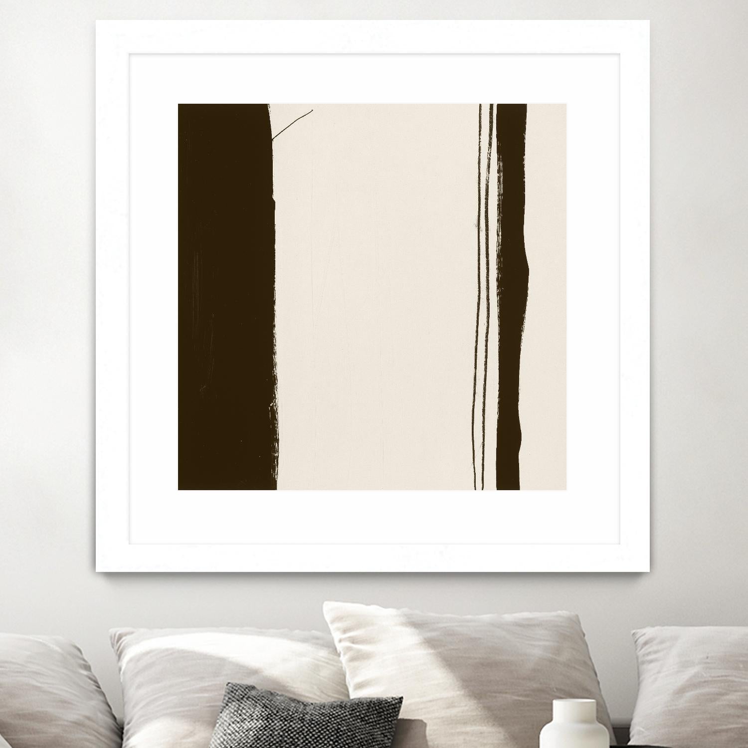 Sepia G by Franka Palek on GIANT ART - beige abstract