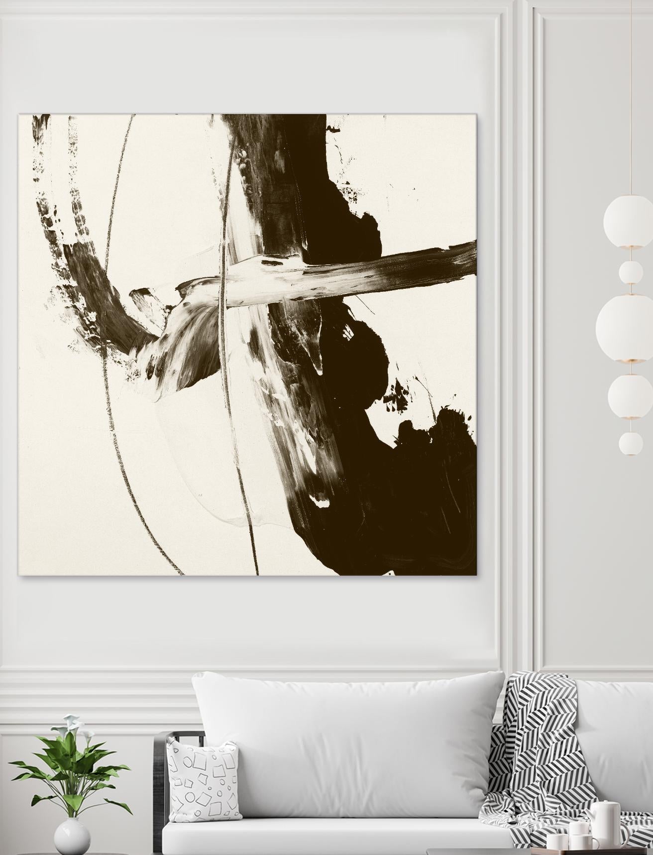 Sepia H by Franka Palek on GIANT ART - beige abstract