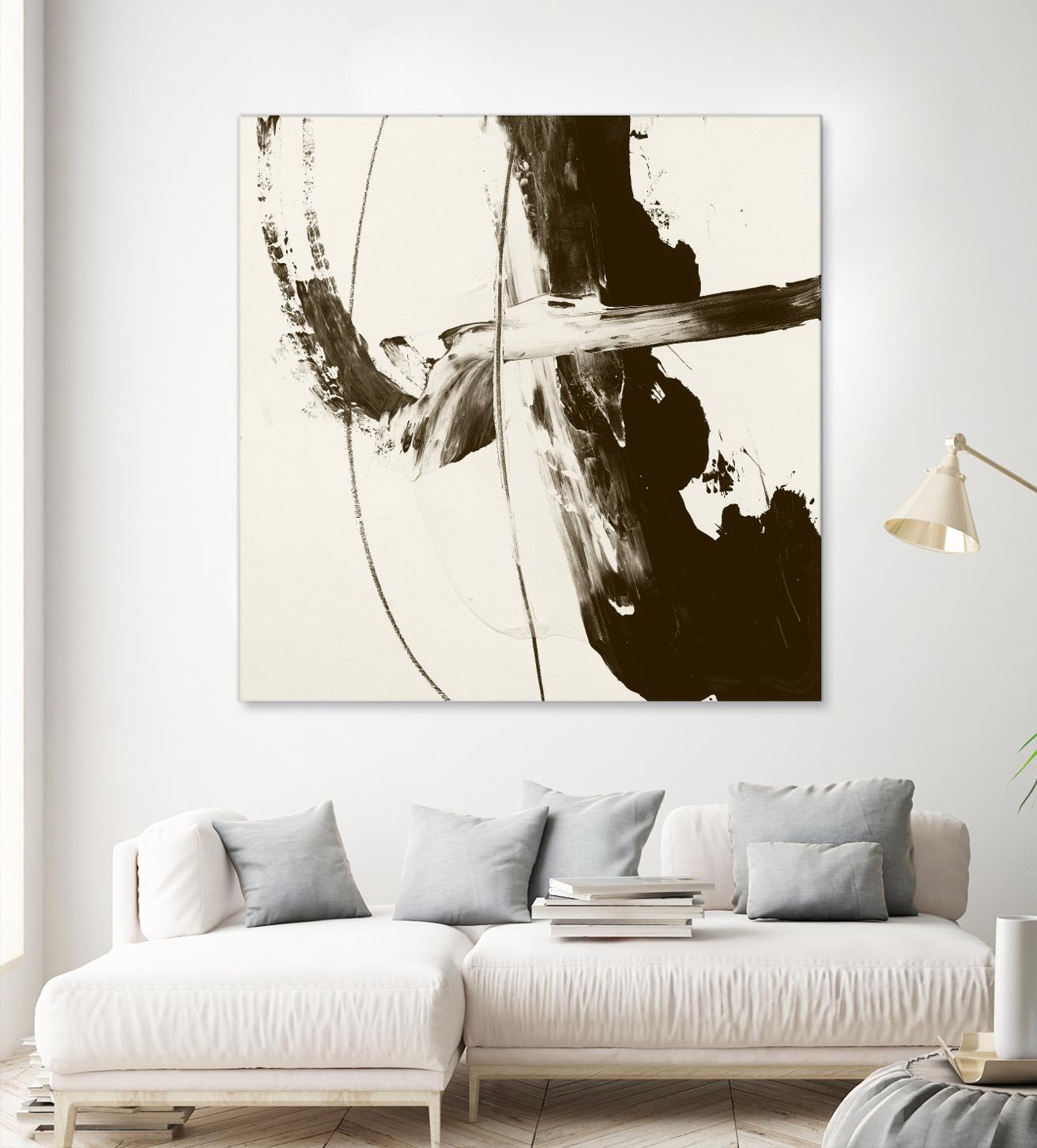 Sepia H by Franka Palek on GIANT ART - beige abstract