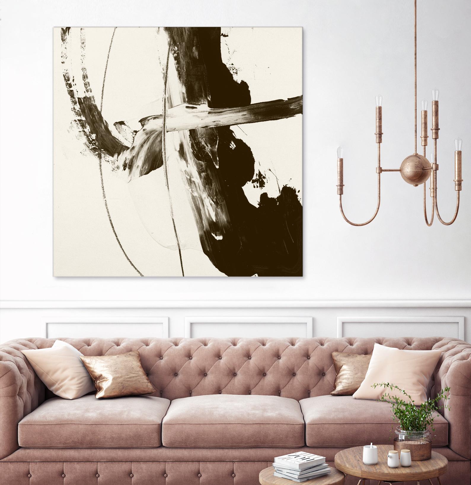 Sepia H by Franka Palek on GIANT ART - beige abstract