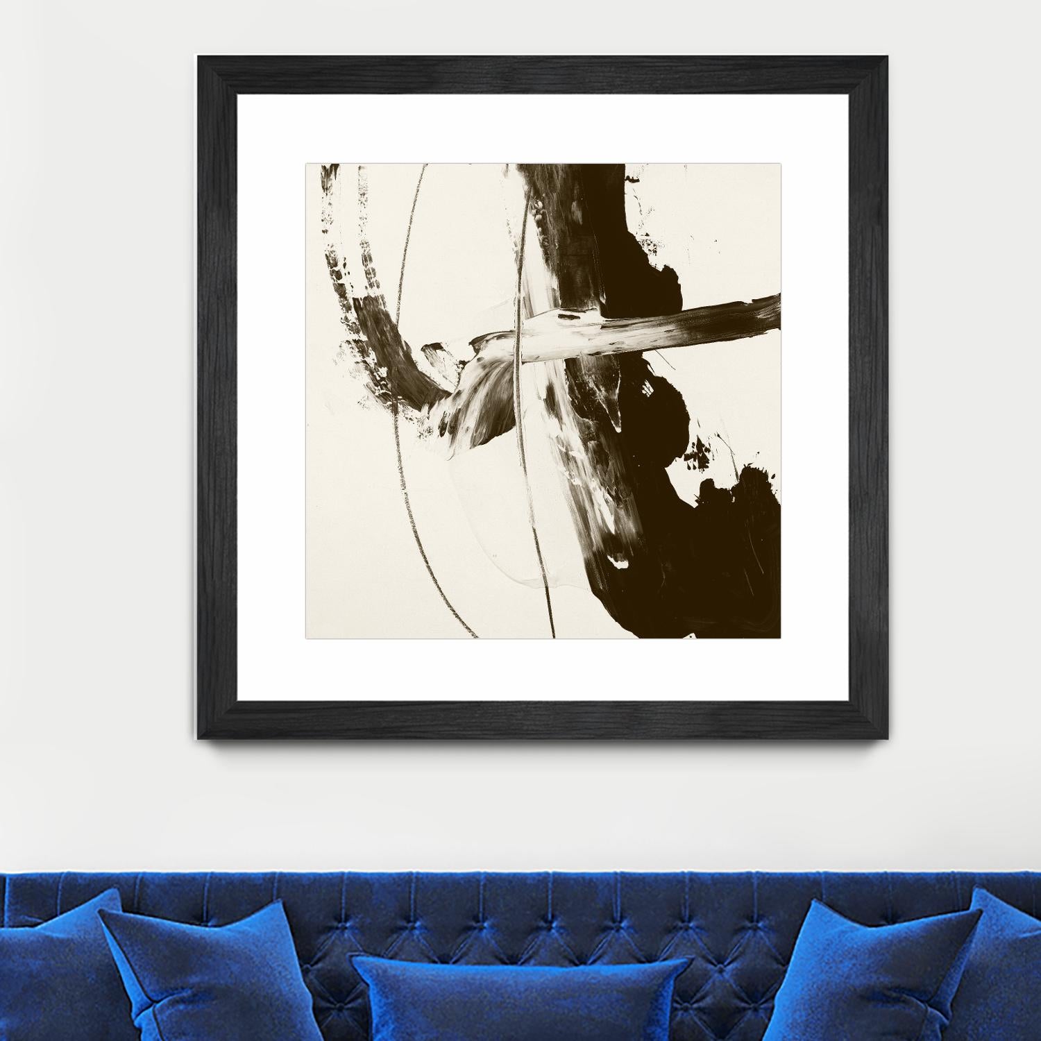 Sepia H by Franka Palek on GIANT ART - beige abstract