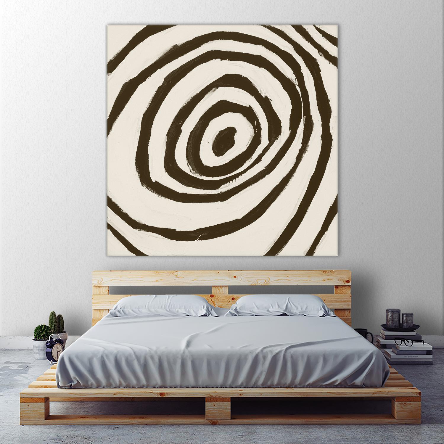 Sepia L by Franka Palek on GIANT ART - beige abstract