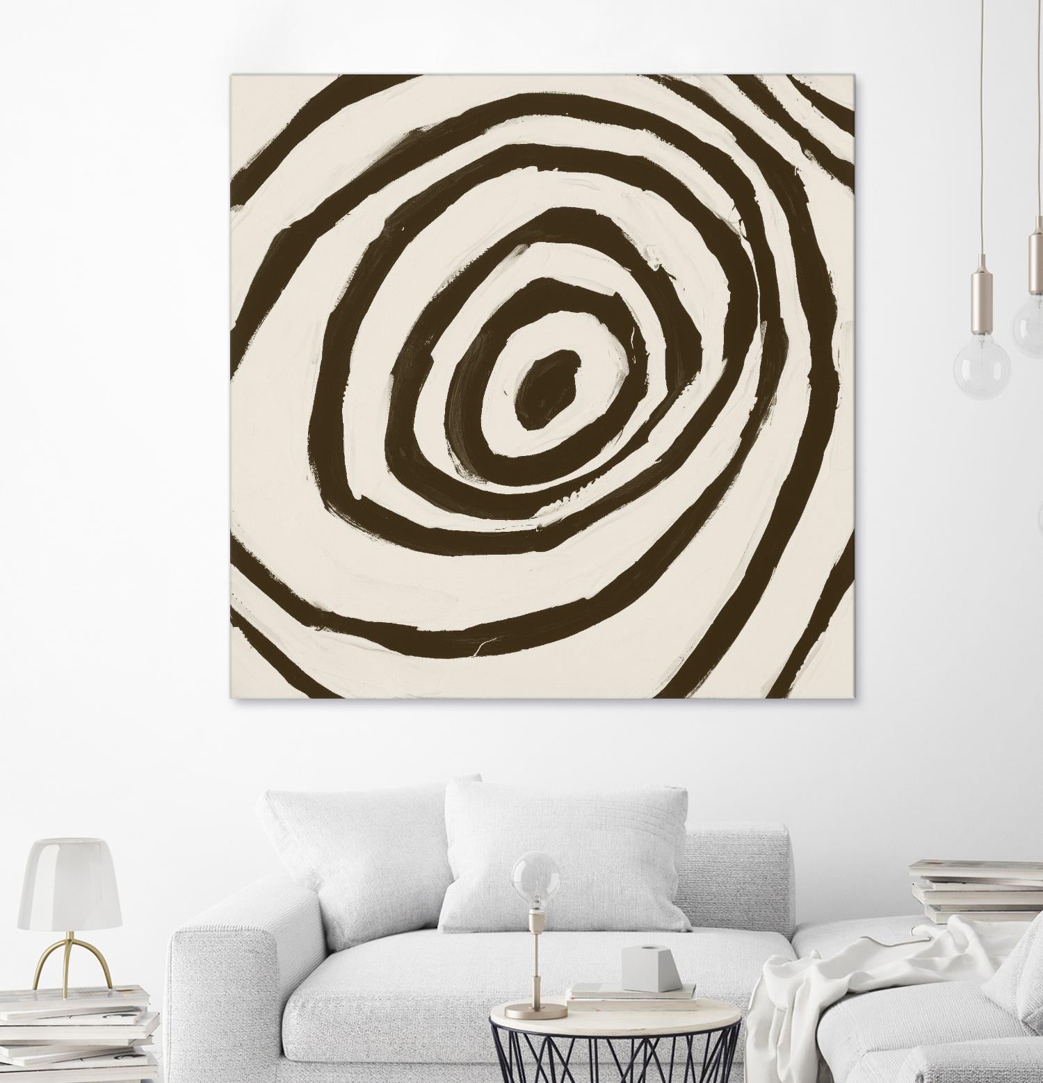 Sepia L by Franka Palek on GIANT ART - beige abstract