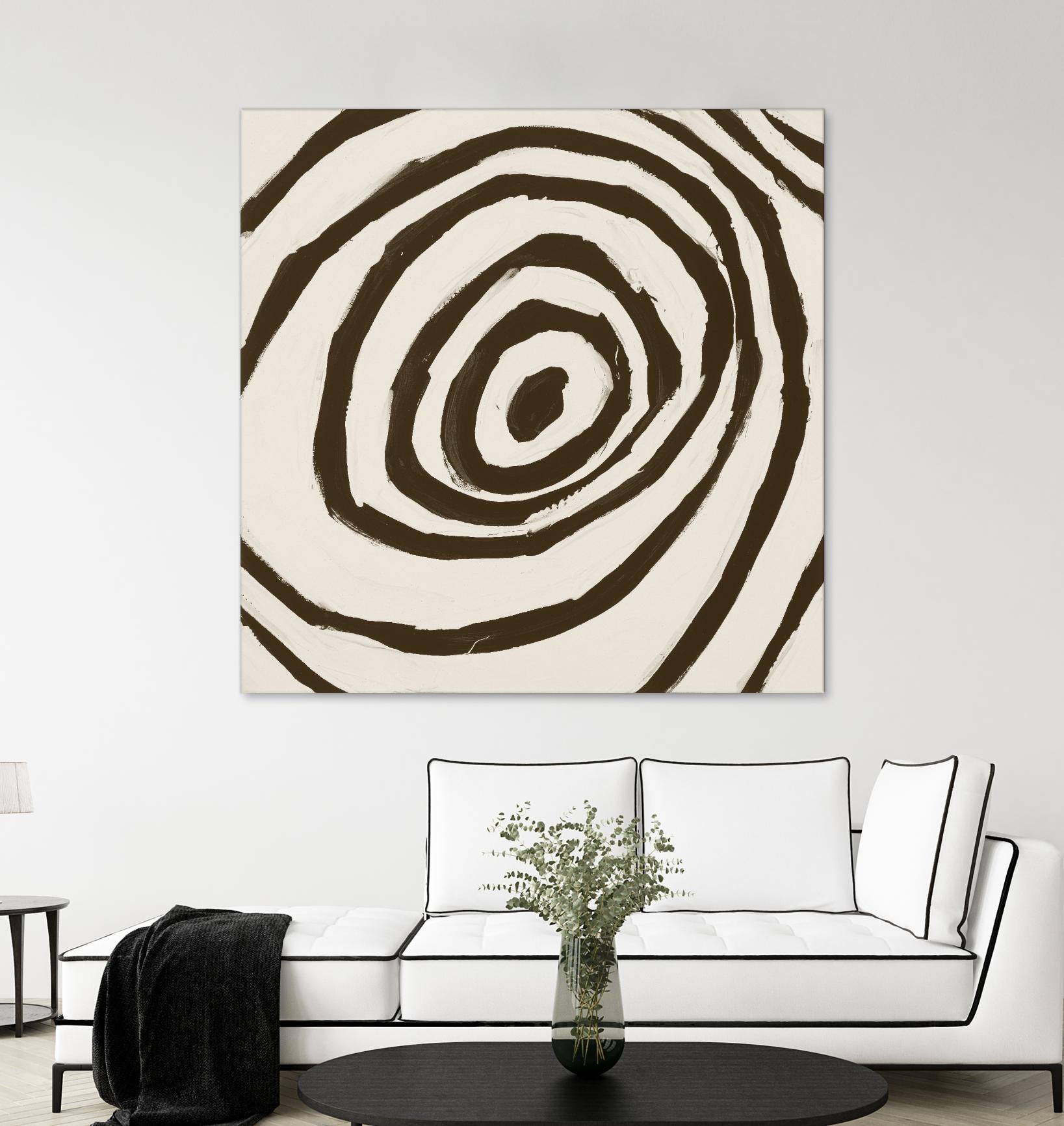Sepia L by Franka Palek on GIANT ART - beige abstract