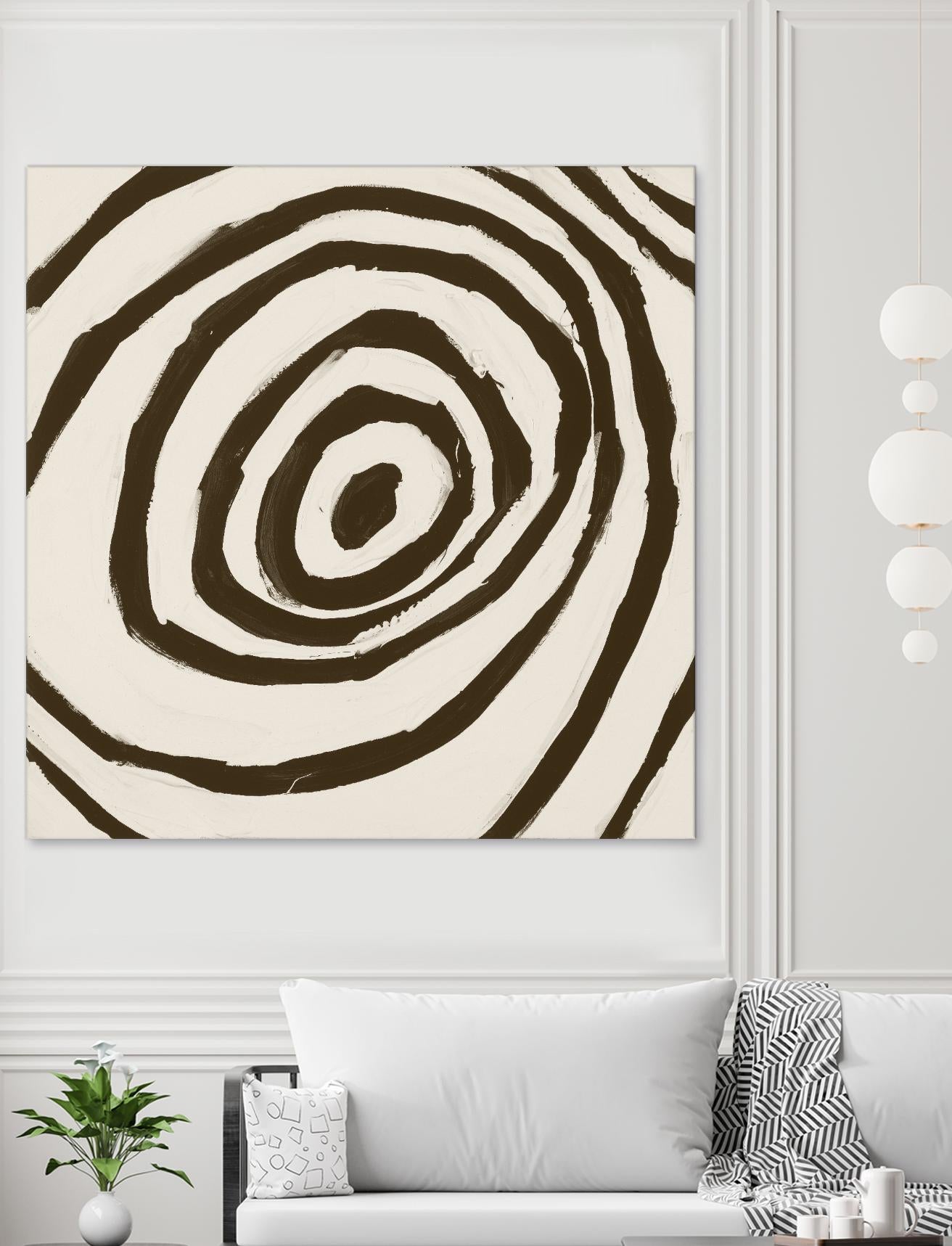Sepia L by Franka Palek on GIANT ART - beige abstract