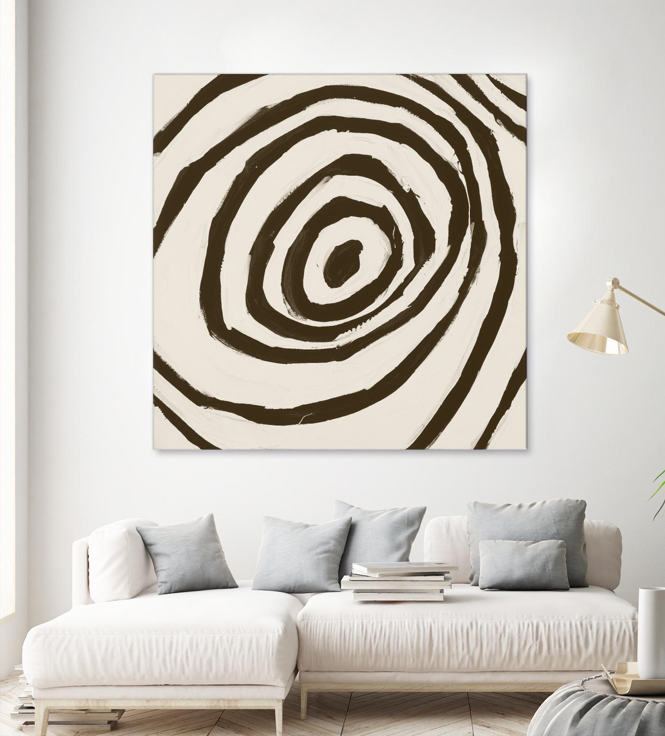 Sepia L by Franka Palek on GIANT ART - beige abstract