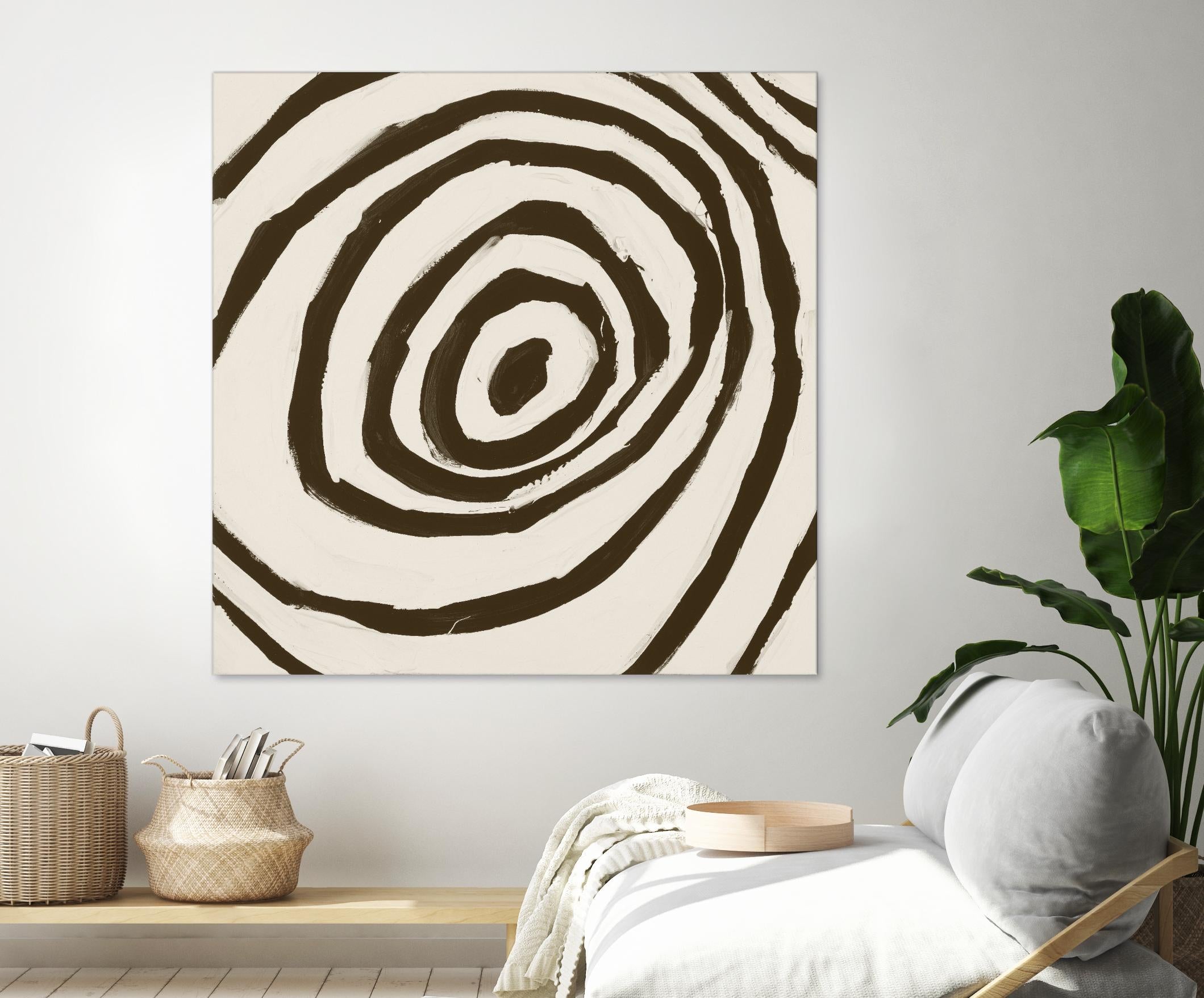 Sepia L by Franka Palek on GIANT ART - beige abstract