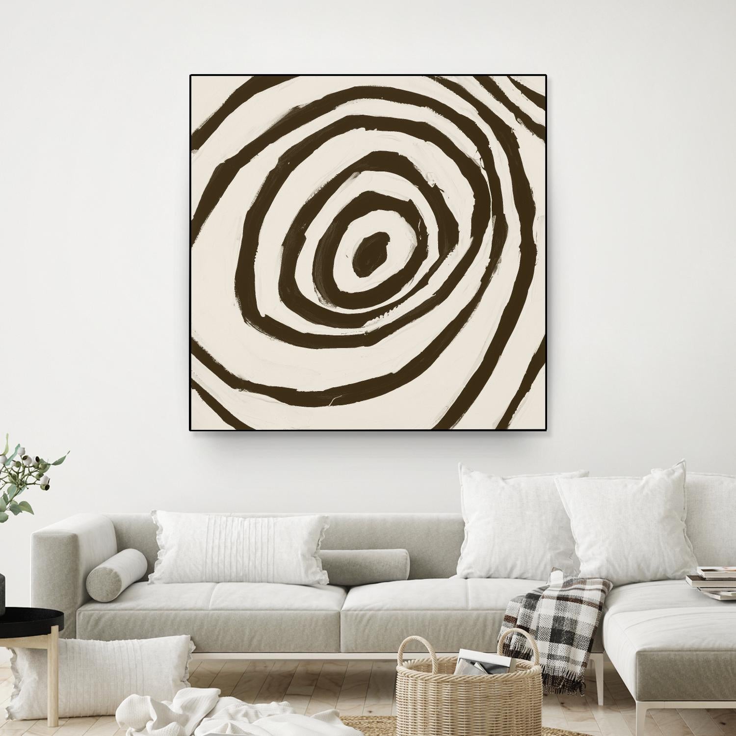 Sepia L by Franka Palek on GIANT ART - beige abstract