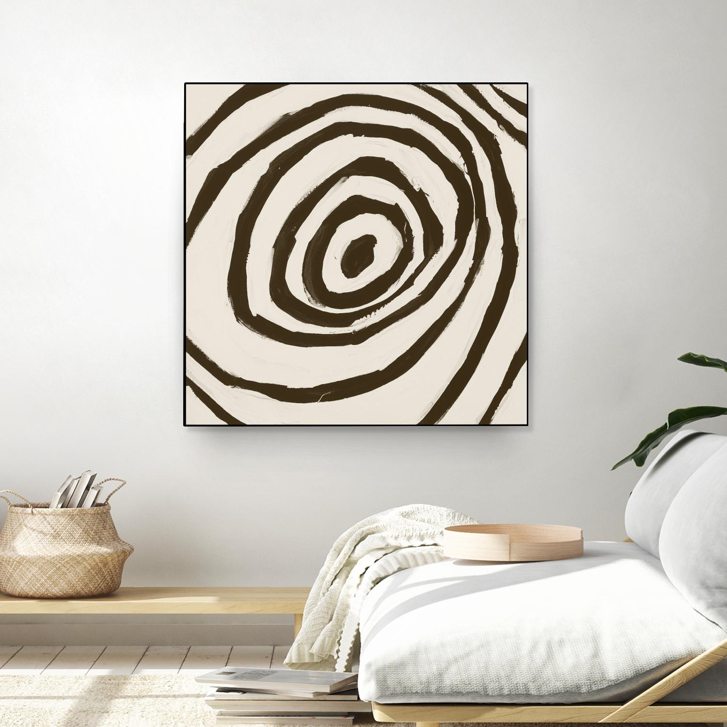 Sepia L by Franka Palek on GIANT ART - beige abstract