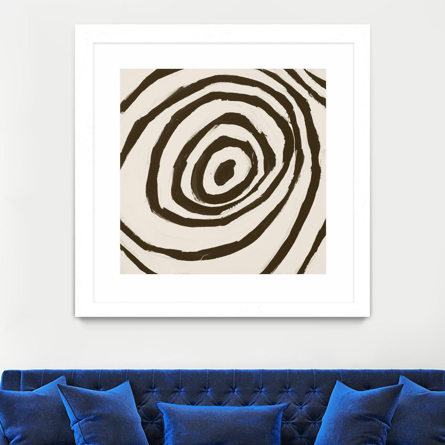 Sepia L by Franka Palek on GIANT ART - beige abstract