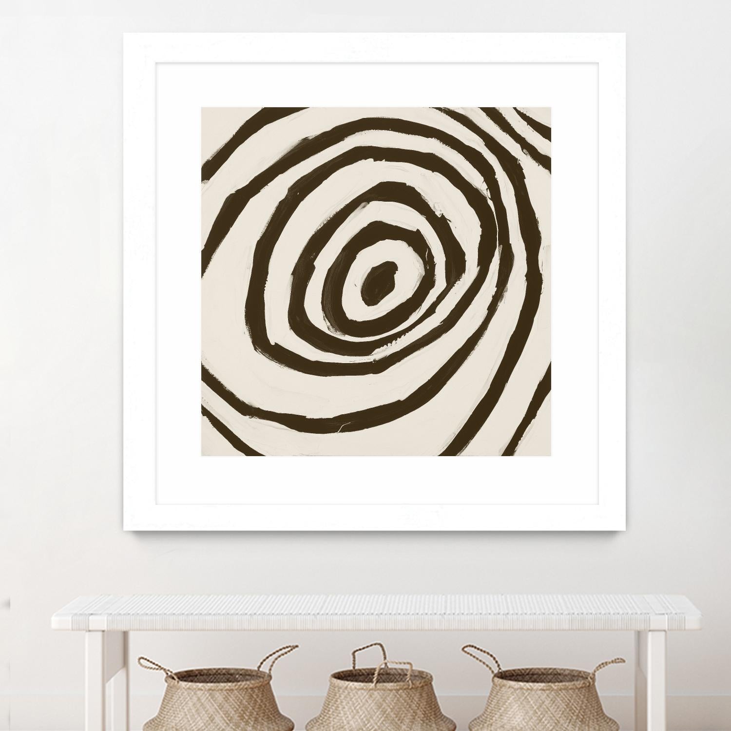 Sepia L by Franka Palek on GIANT ART - beige abstract
