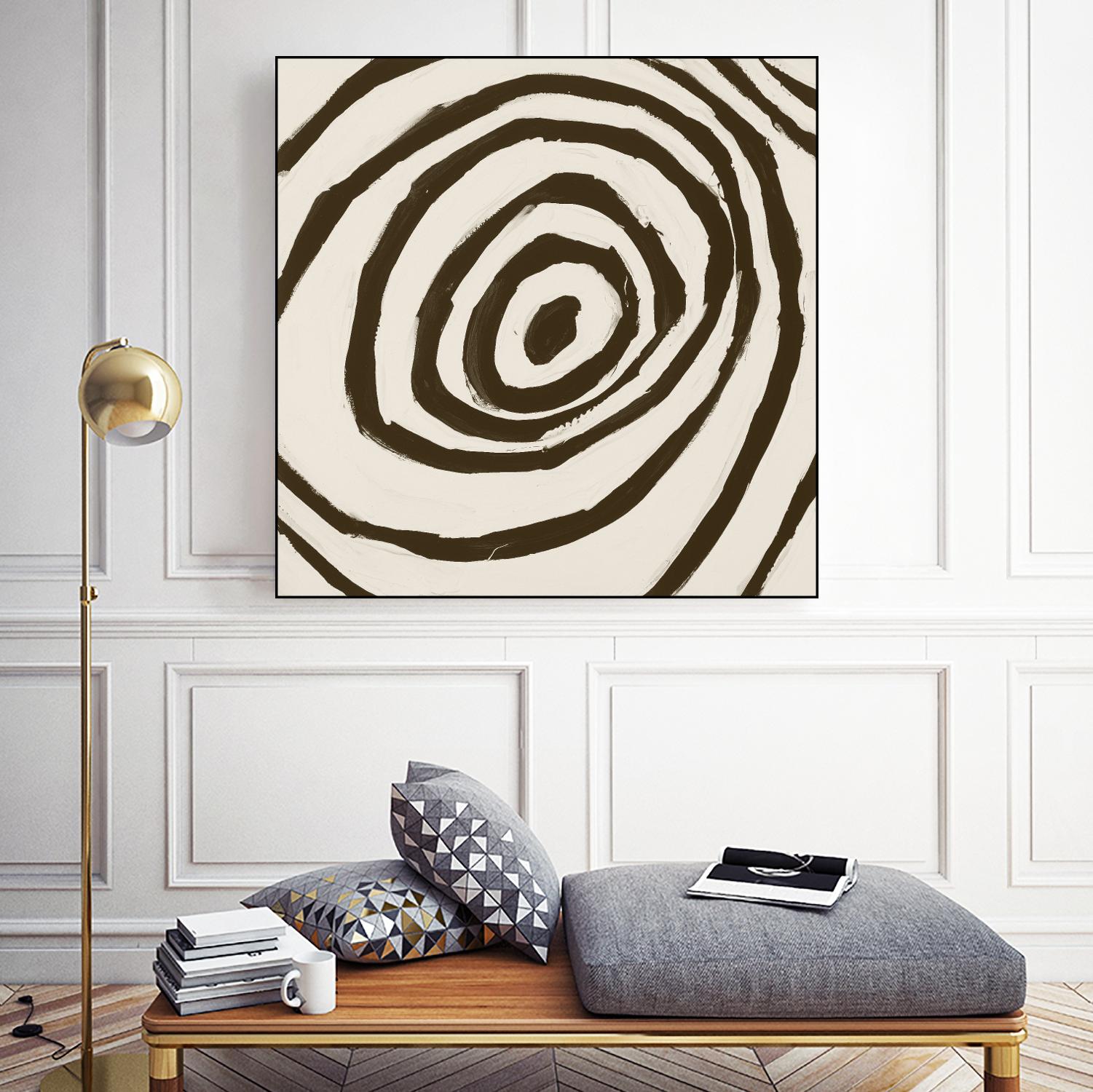 Sepia L by Franka Palek on GIANT ART - beige abstract