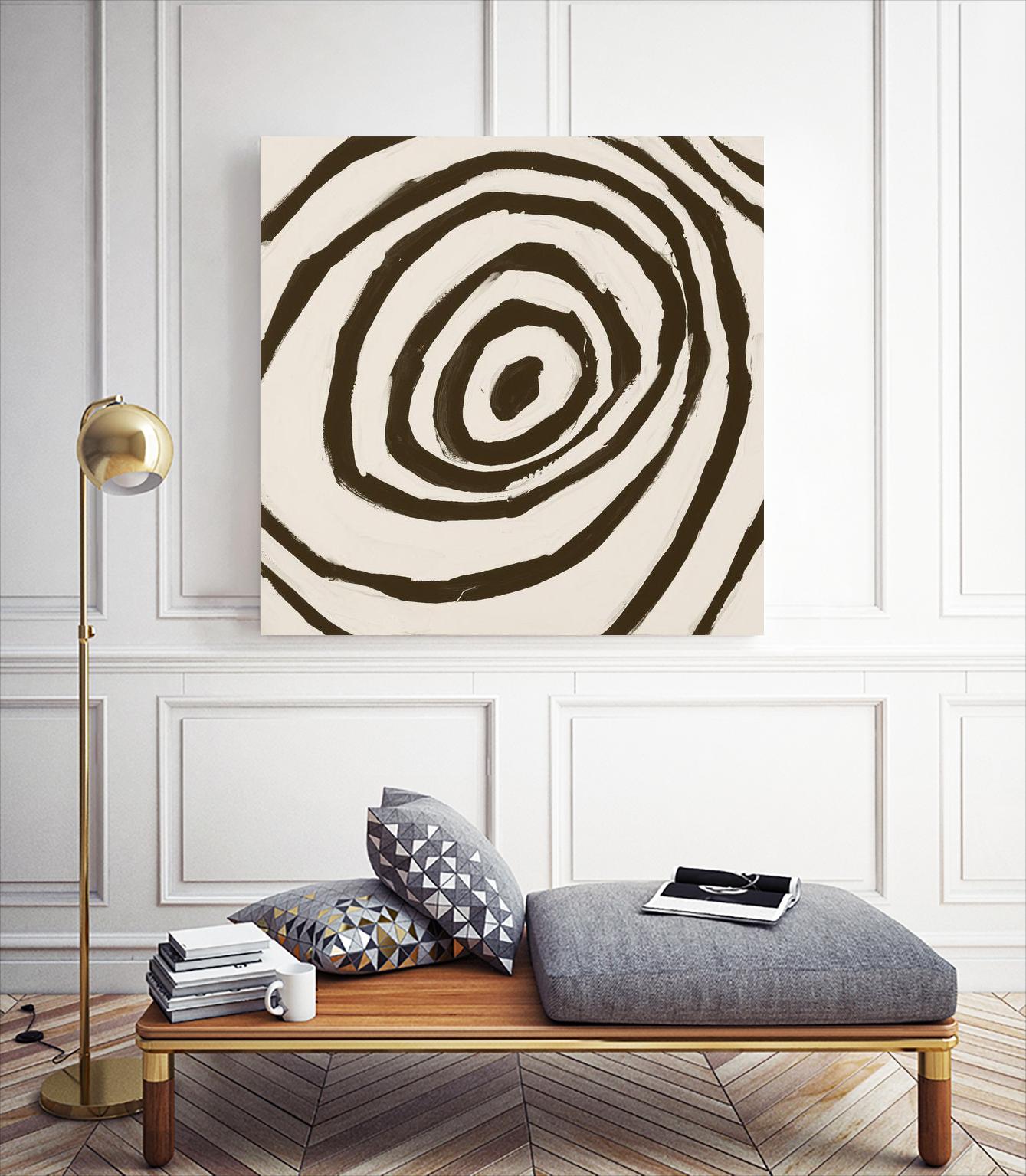 Sepia L by Franka Palek on GIANT ART - beige abstract