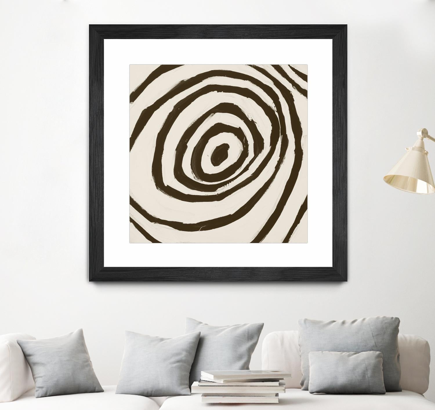 Sepia L by Franka Palek on GIANT ART - beige abstract