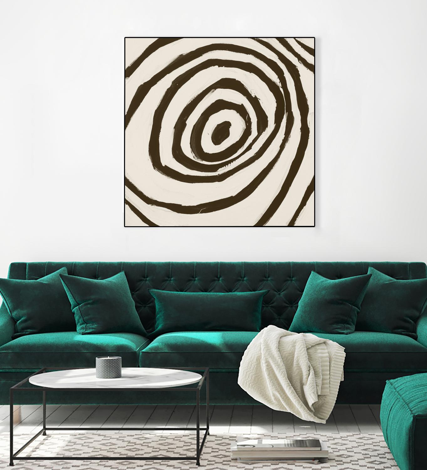 Sepia L by Franka Palek on GIANT ART - beige abstract