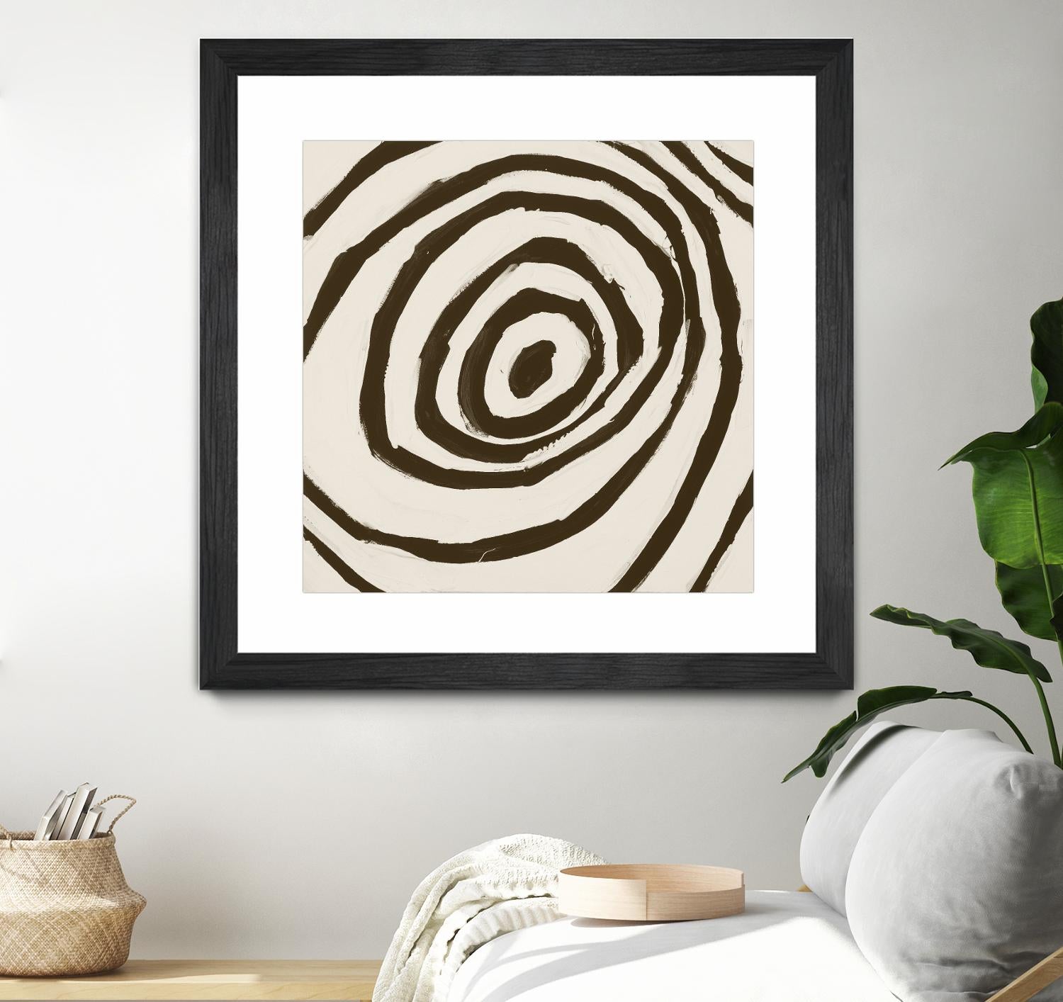 Sepia L by Franka Palek on GIANT ART - beige abstract