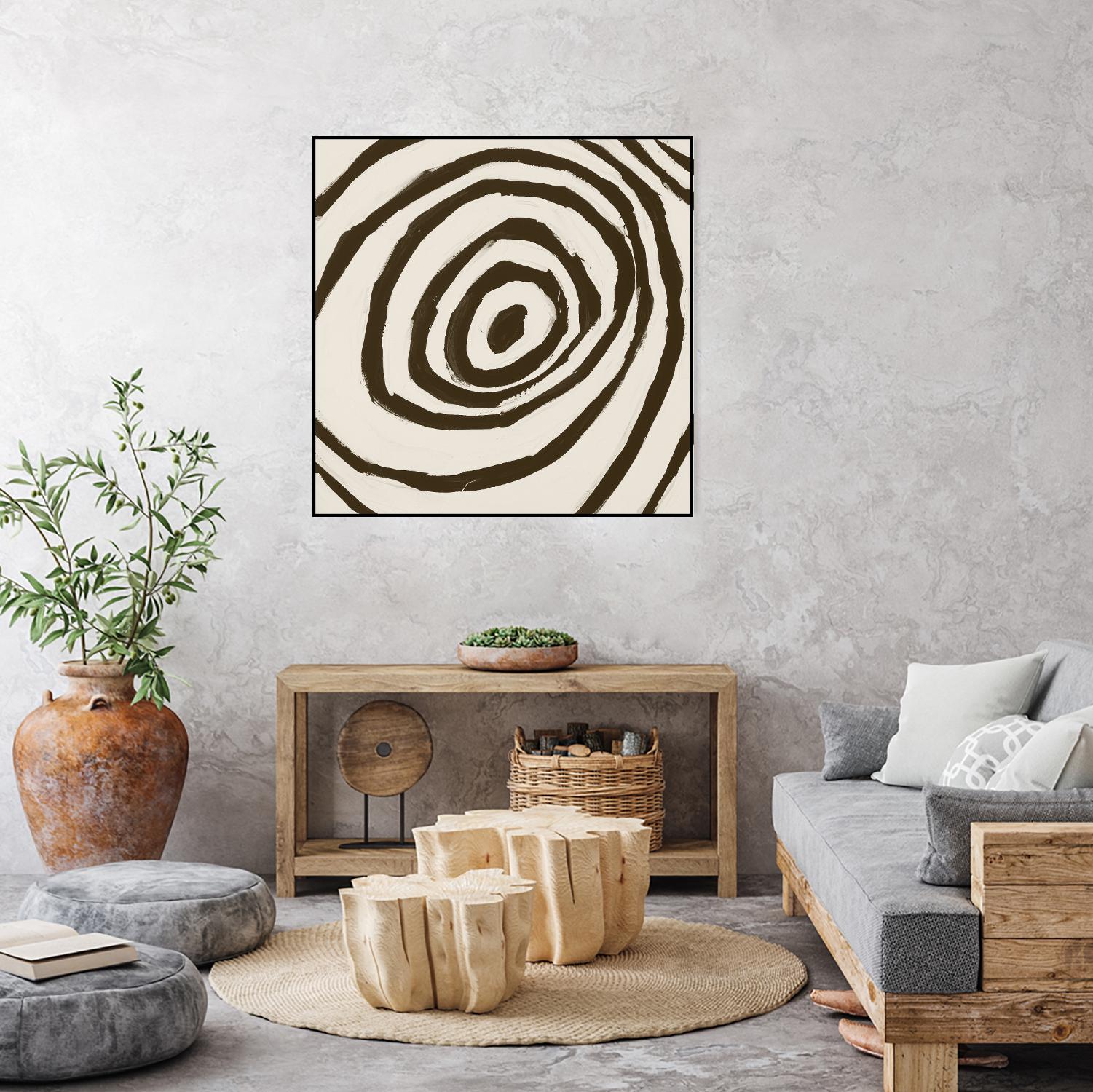 Sepia L by Franka Palek on GIANT ART - beige abstract