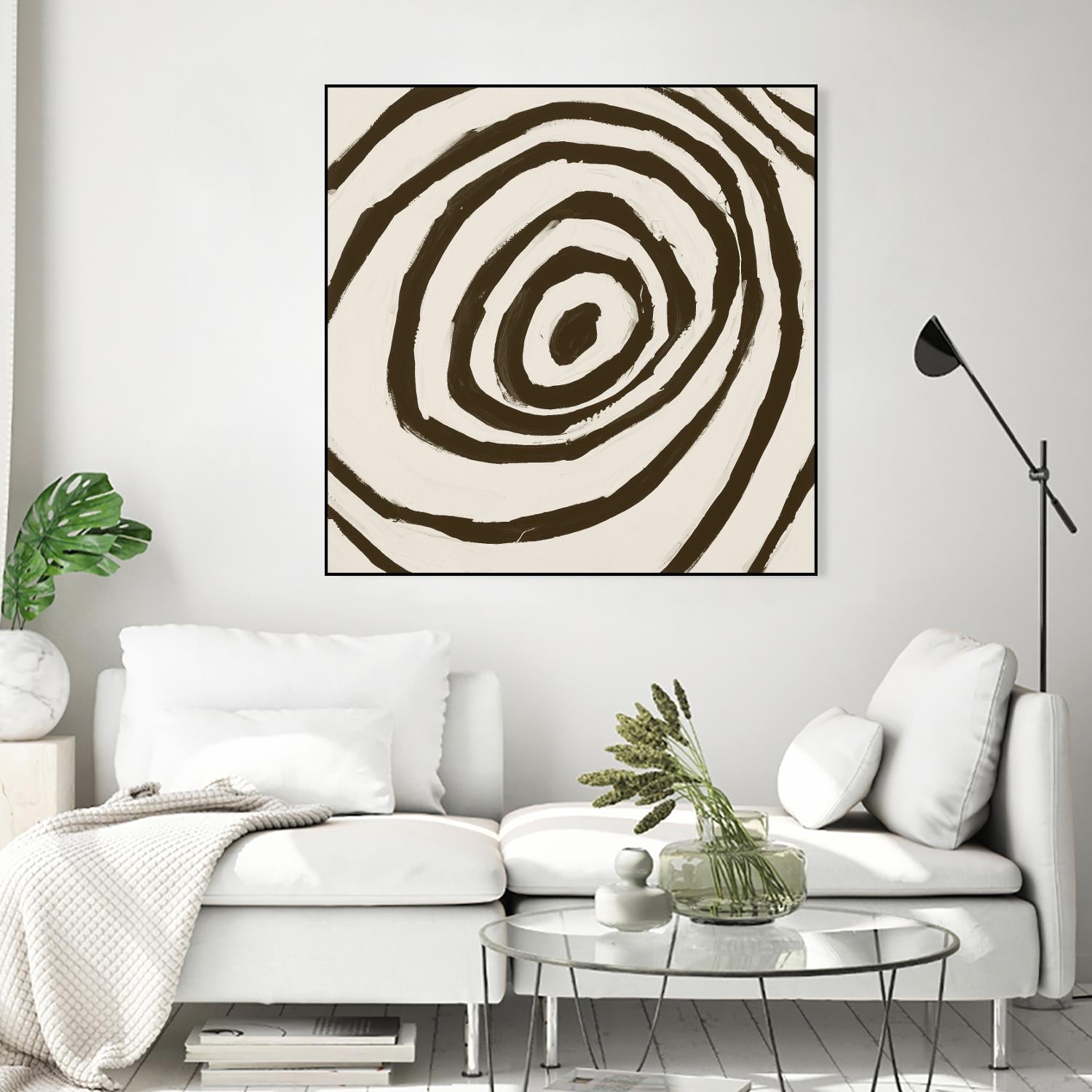 Sepia L by Franka Palek on GIANT ART - beige abstract