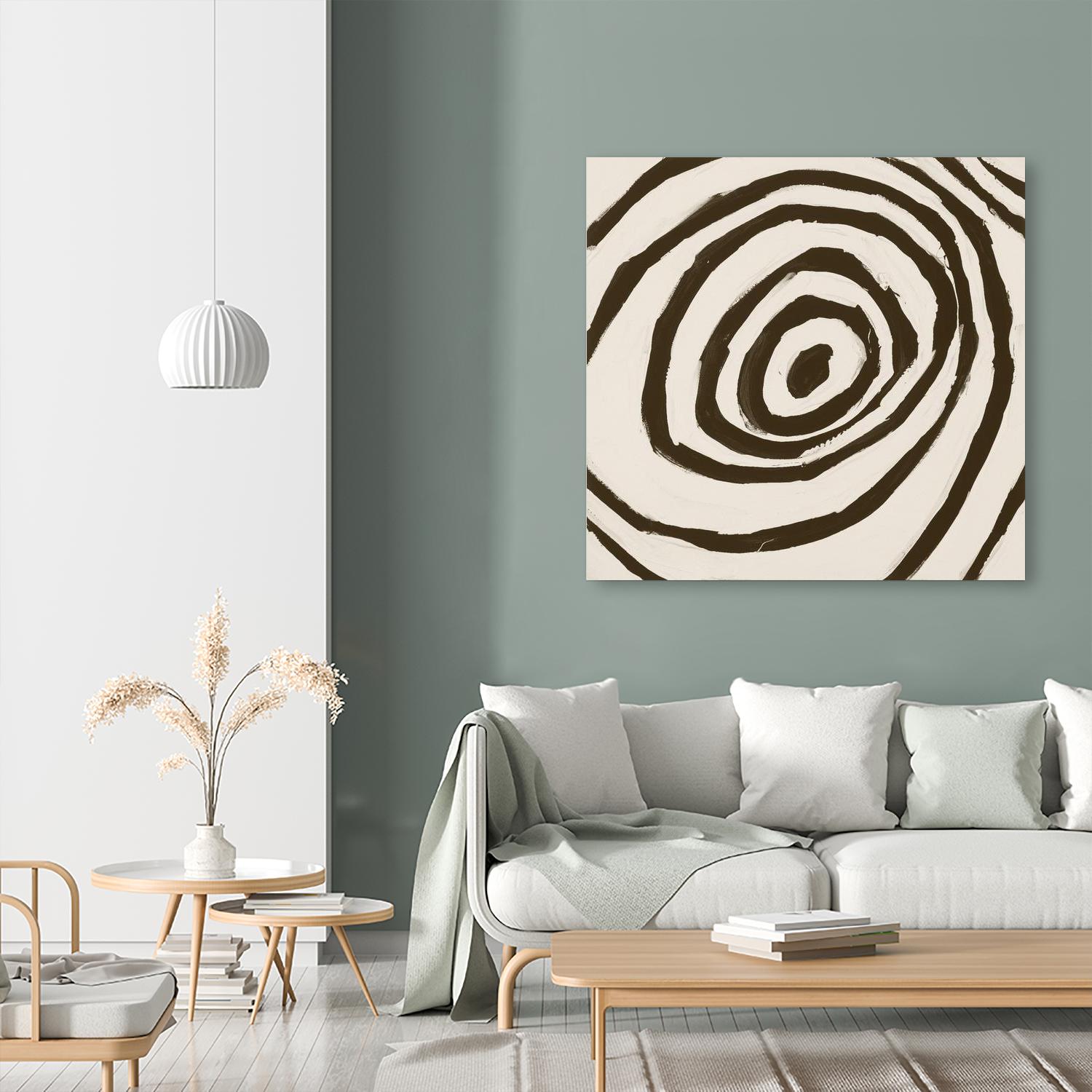 Sepia L by Franka Palek on GIANT ART - beige abstract