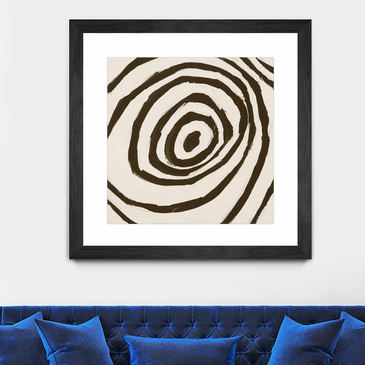 Sepia L by Franka Palek on GIANT ART - beige abstract