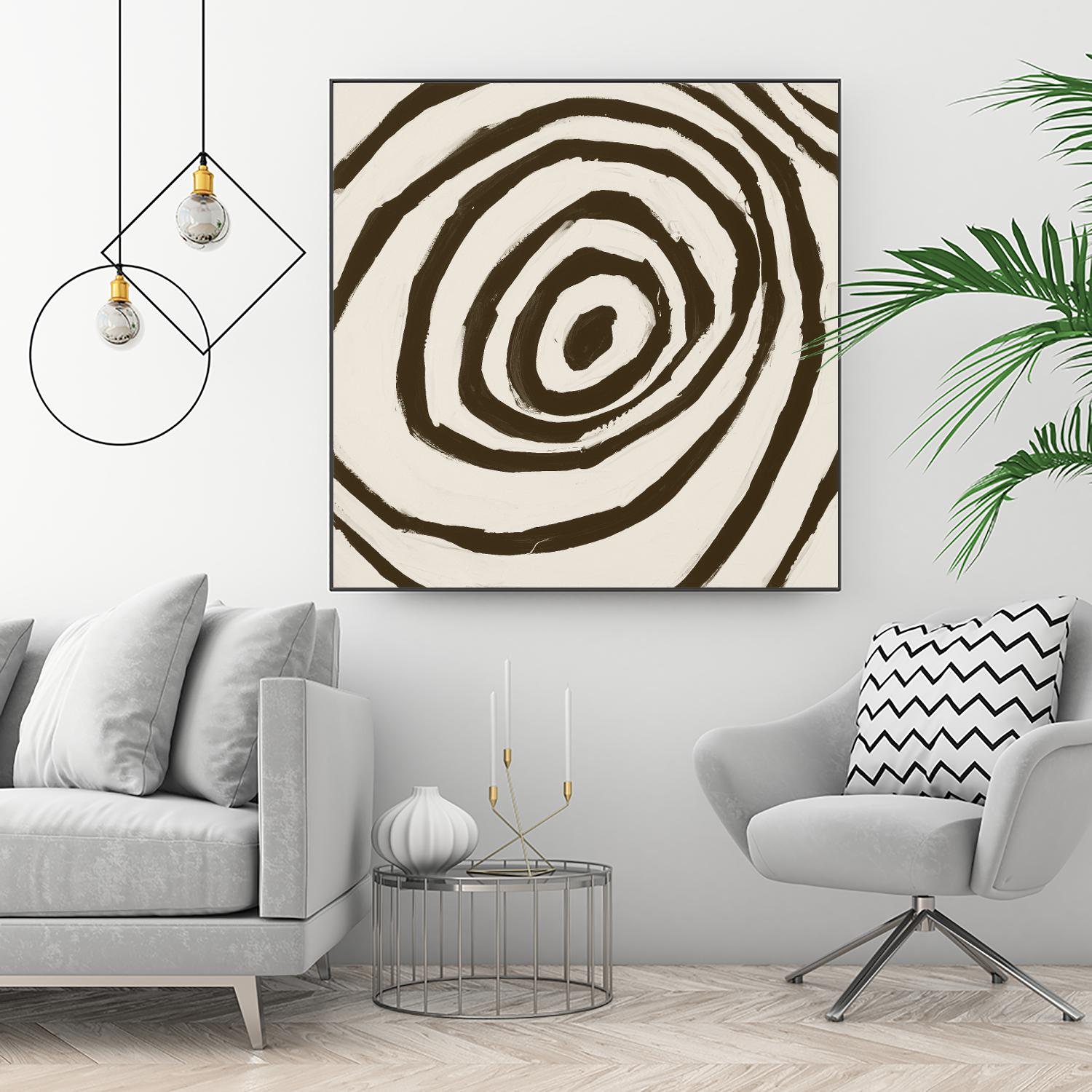 Sepia L by Franka Palek on GIANT ART - beige abstract