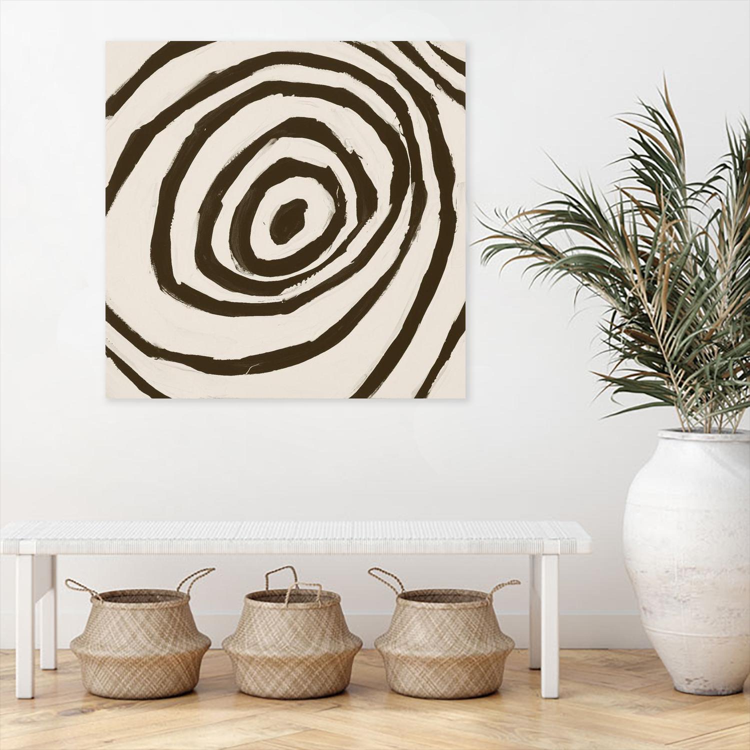 Sepia L by Franka Palek on GIANT ART - beige abstract