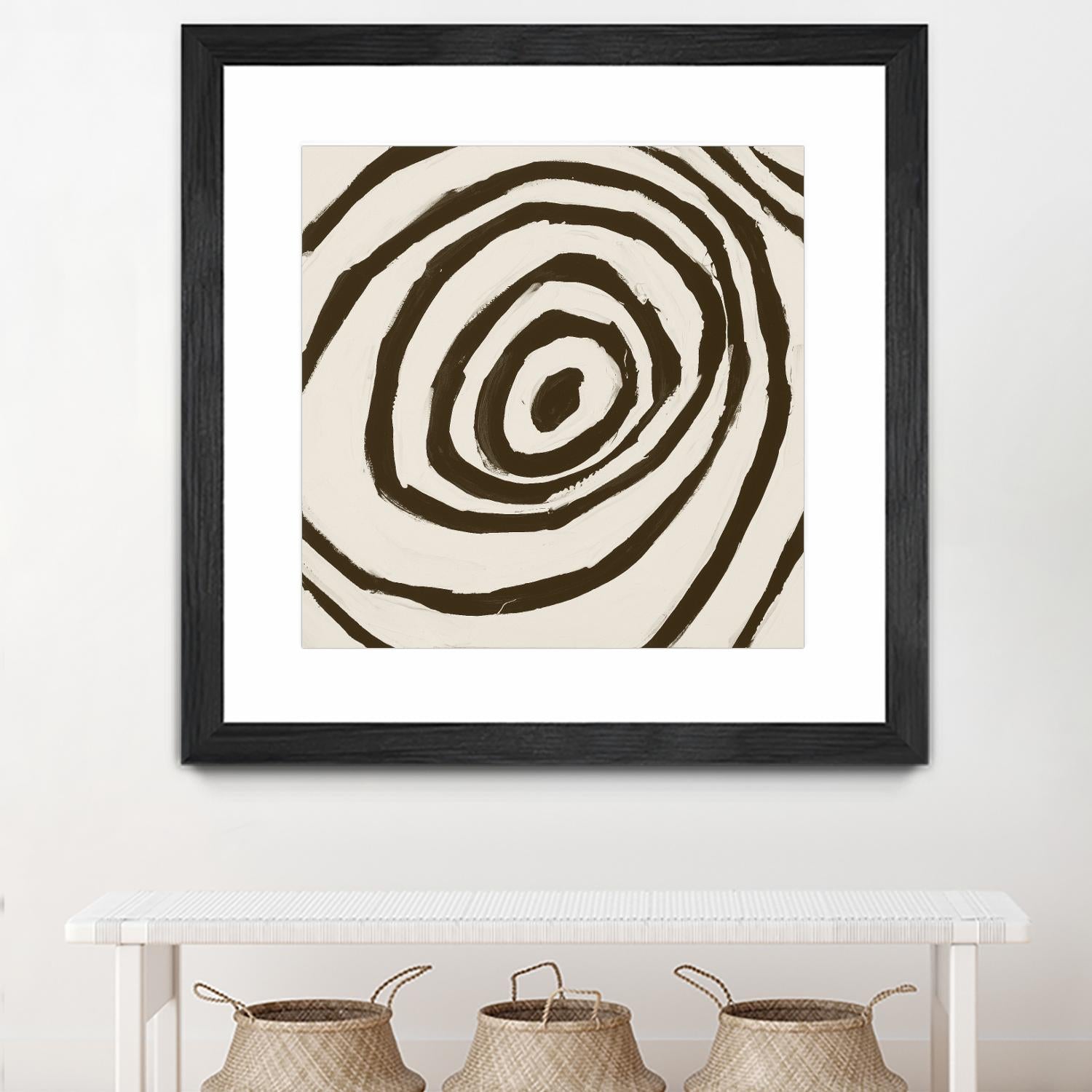 Sepia L by Franka Palek on GIANT ART - beige abstract